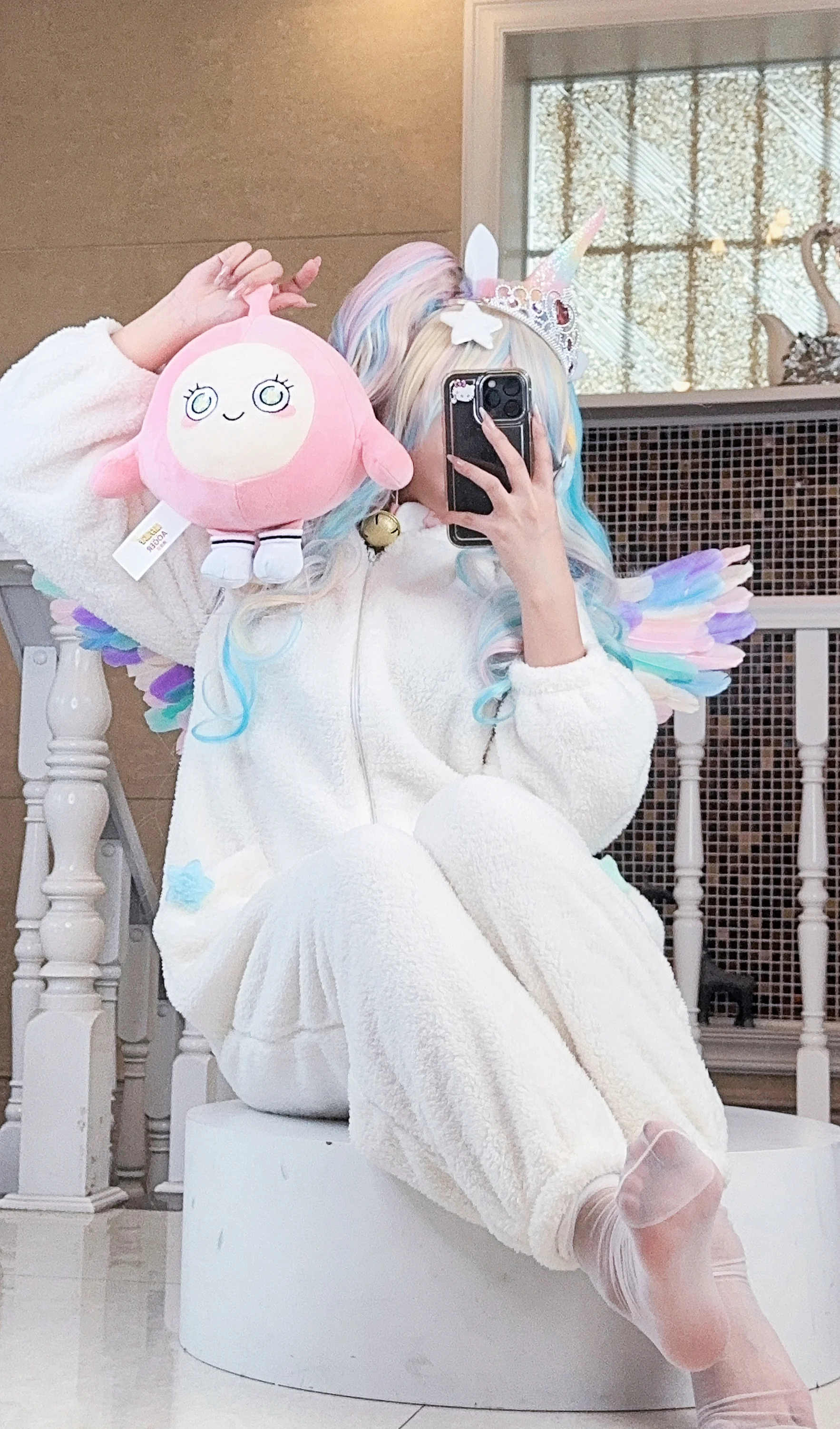 《蛋仔派对》独角兽·芬妮亚COS写真