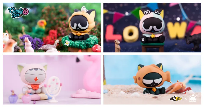 52TOYS新品携手国漫IP，罗小黑十二星座新品即将上市｜高清图片集
