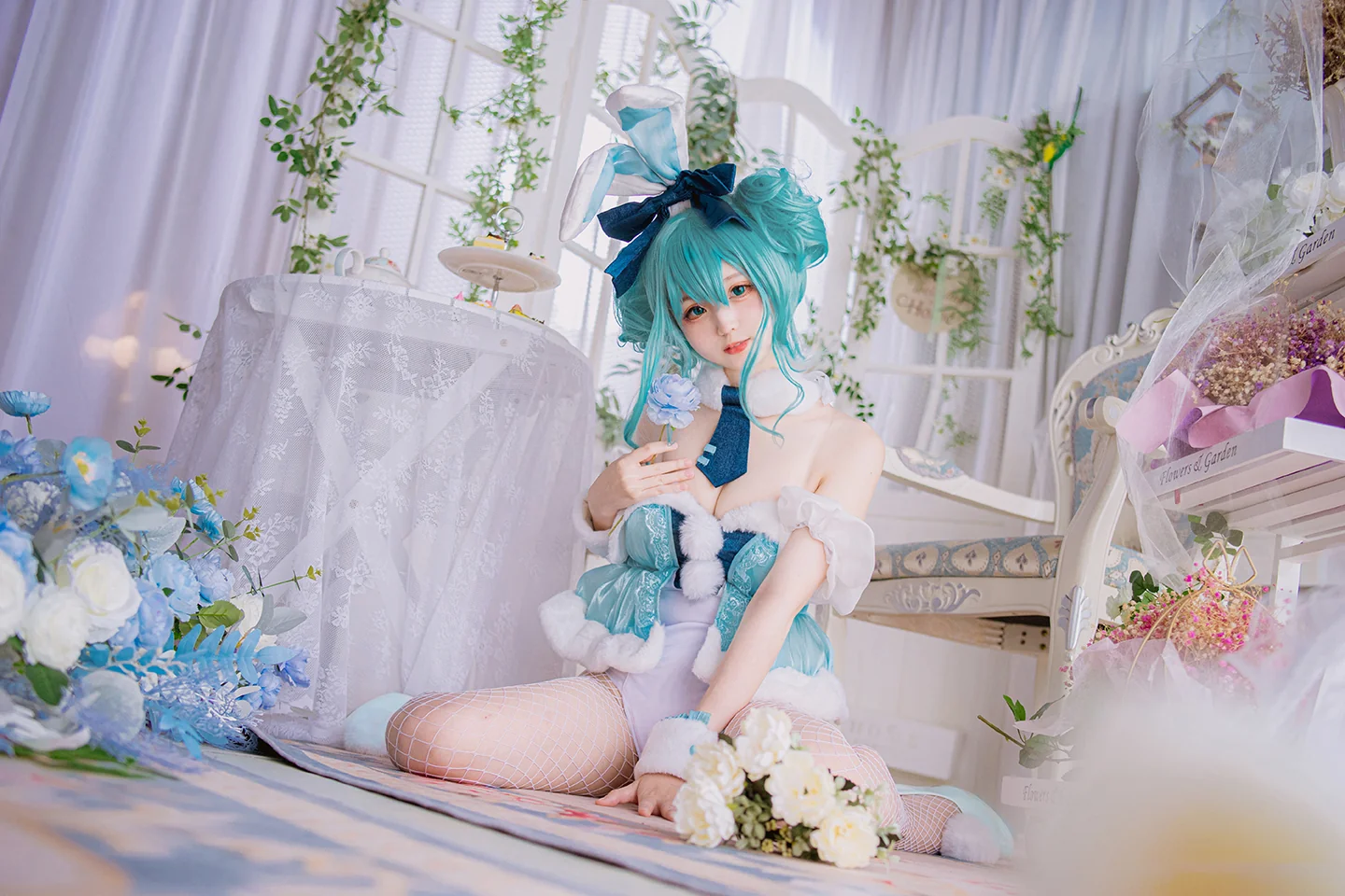 初音未来 兔女郎COS写真