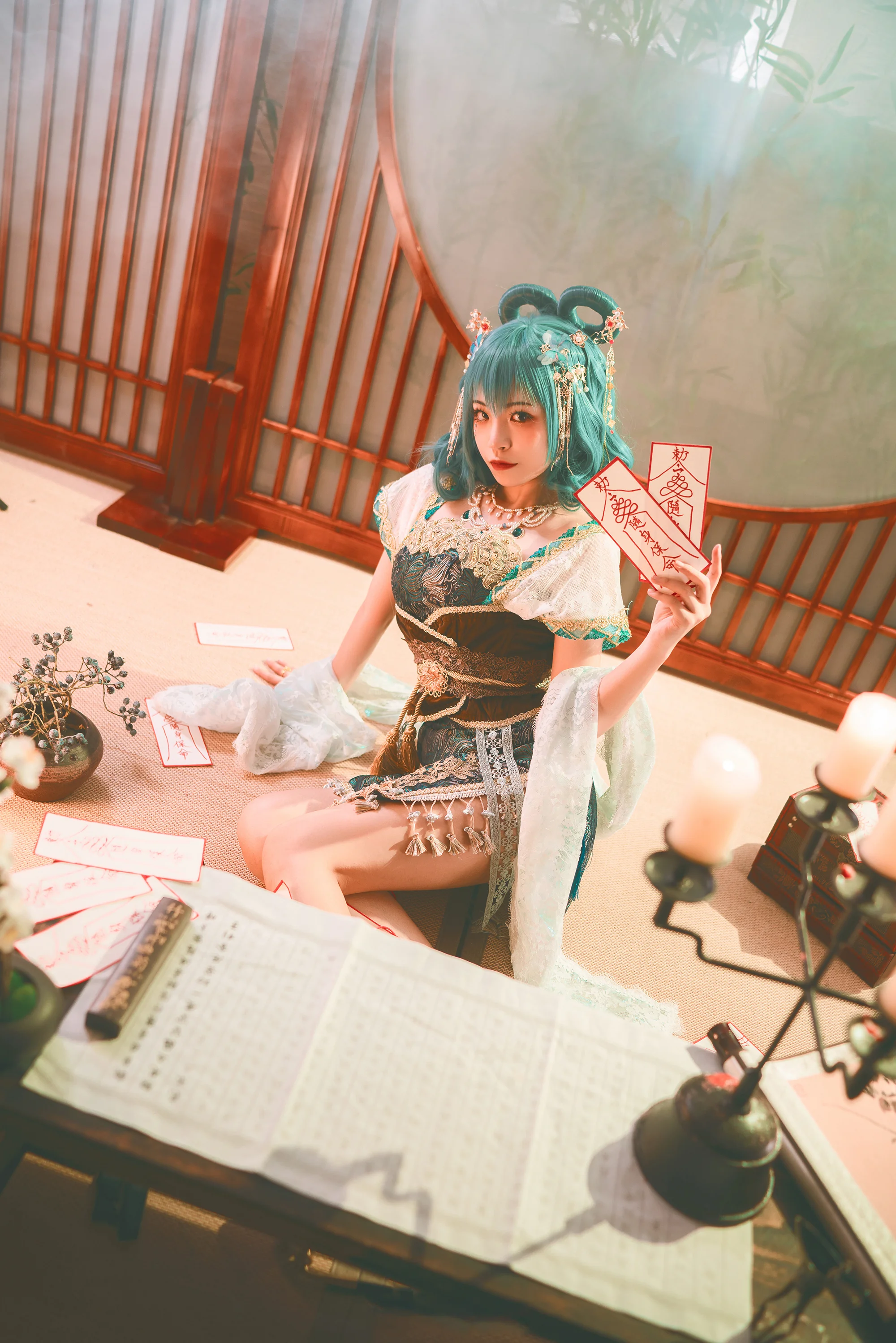 《东方project》霍青娥COS写真