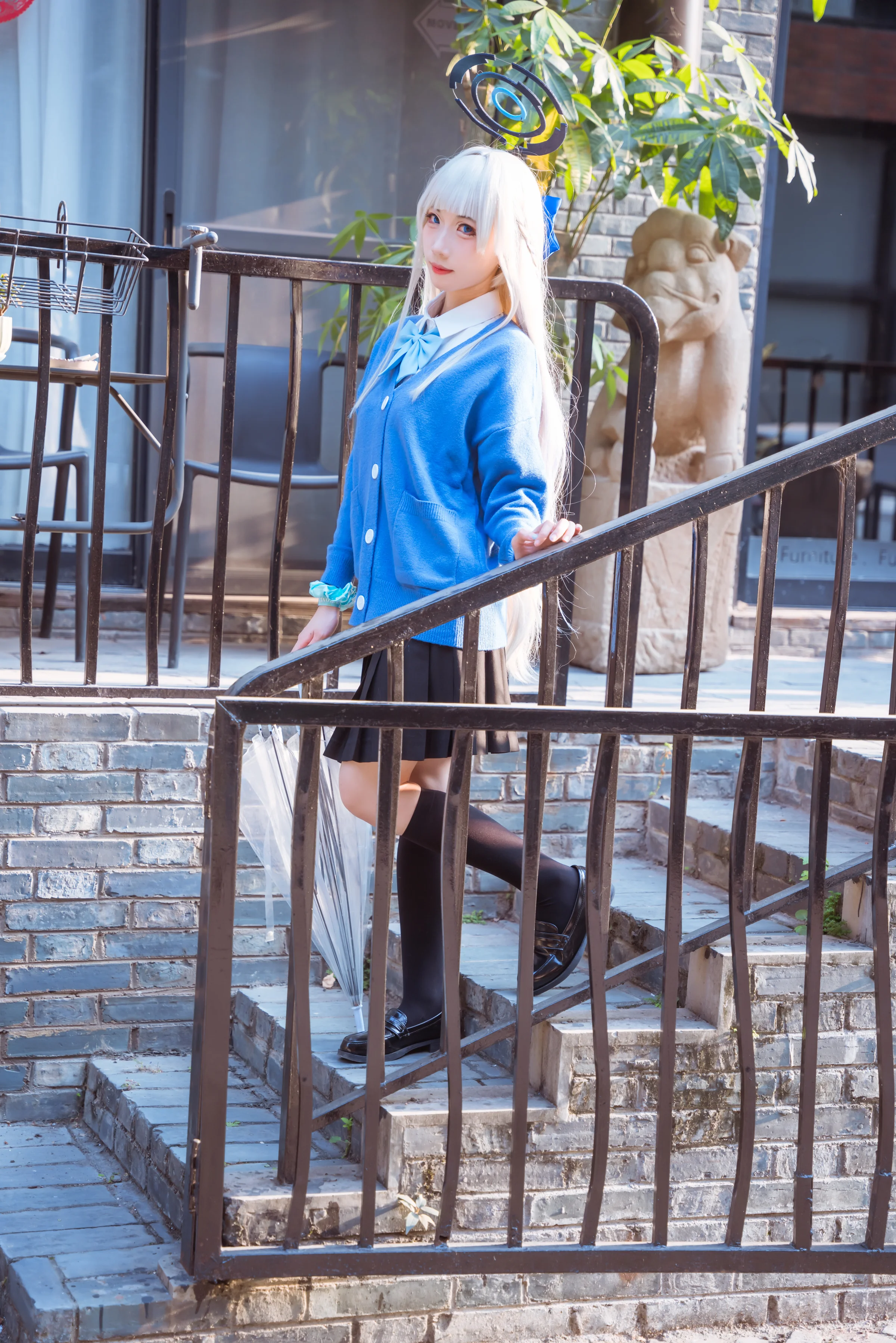 《碧蓝档案#》toki制服COS写真
