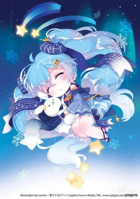 2017年雪初音官方美图赏 Q版小萝莉萌翻人｜高清图片集