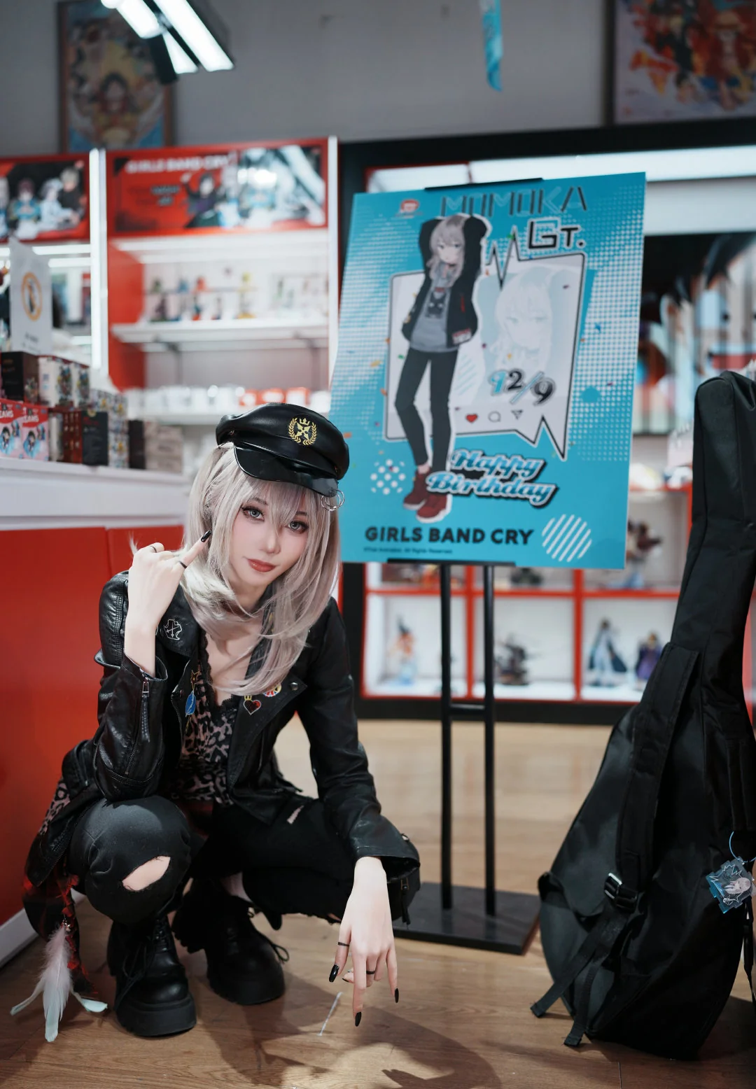 《少女乐队的呐喊》河原木桃香COS写真