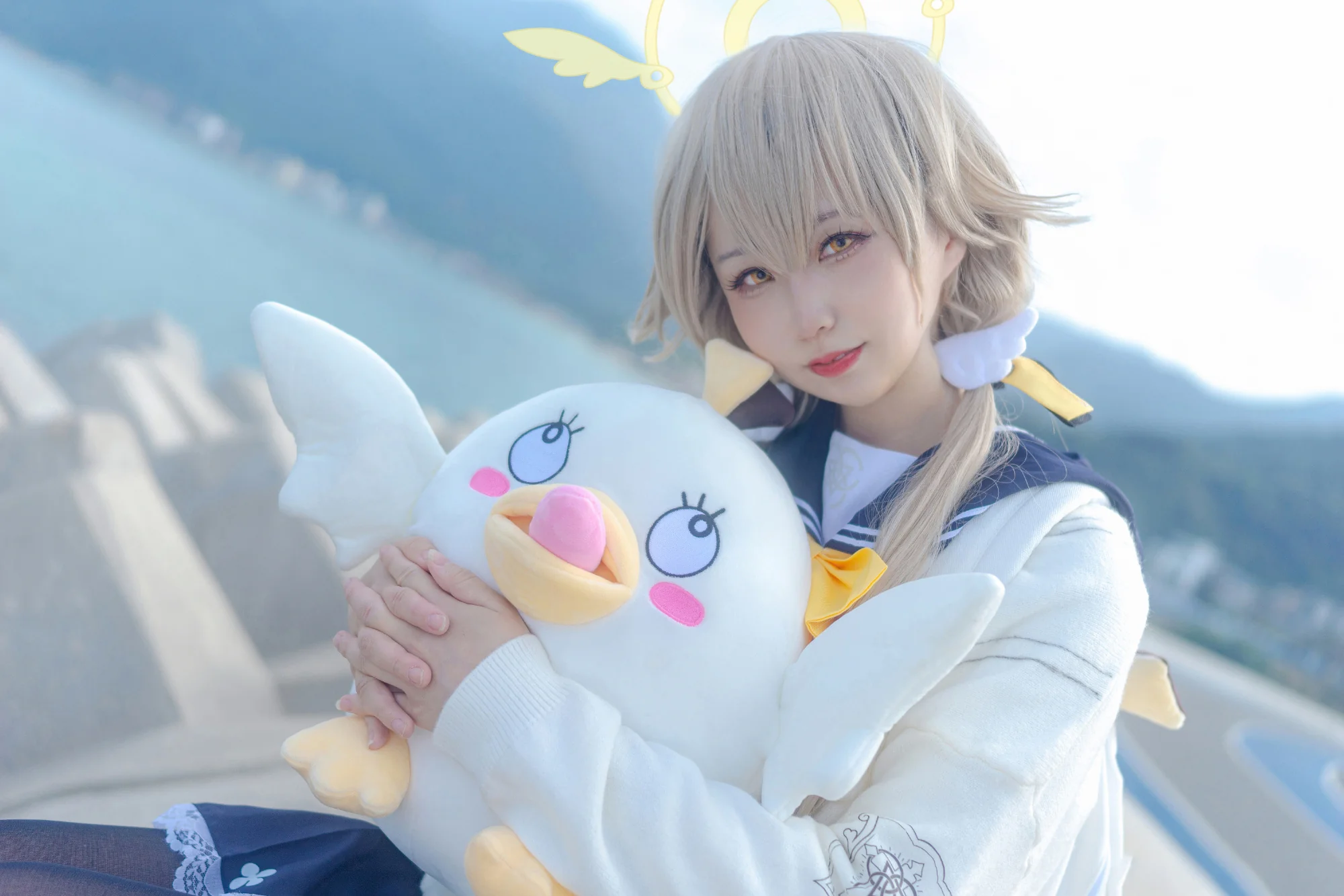 《蔚蓝档案》阿慈谷日富美COS写真