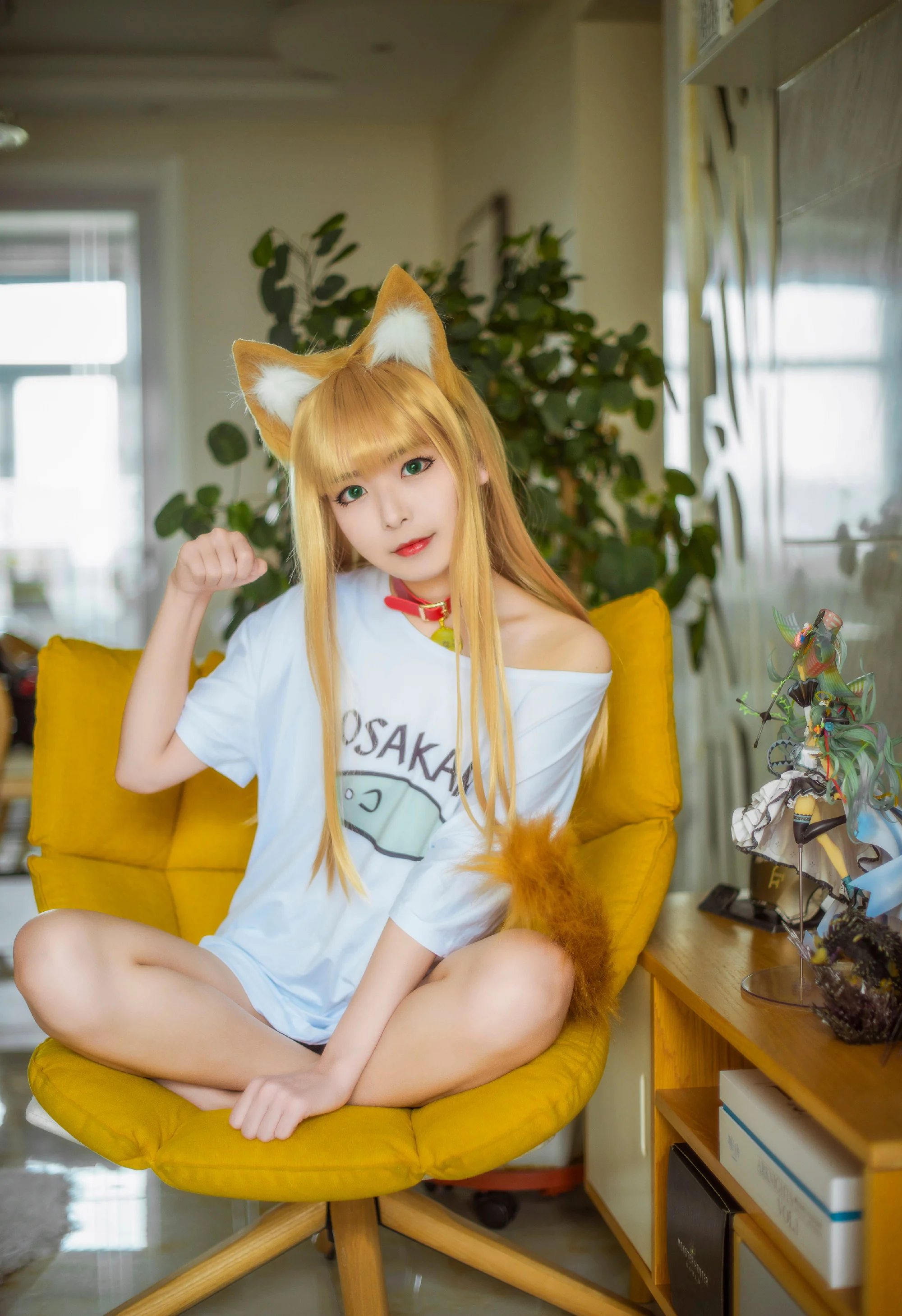 黄豆粉猫娘COS写真