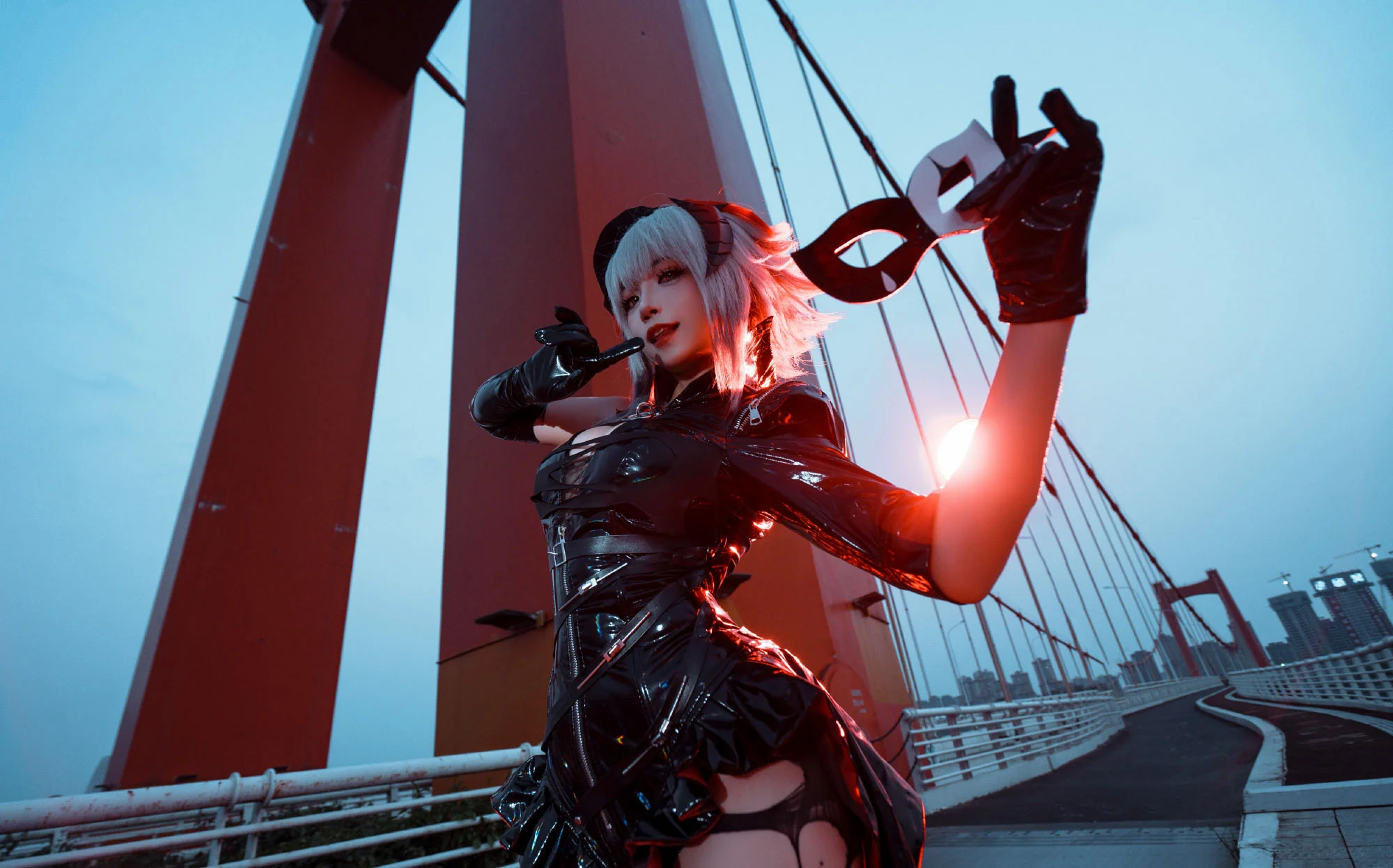 《明日方舟》W怪盗 COS写真