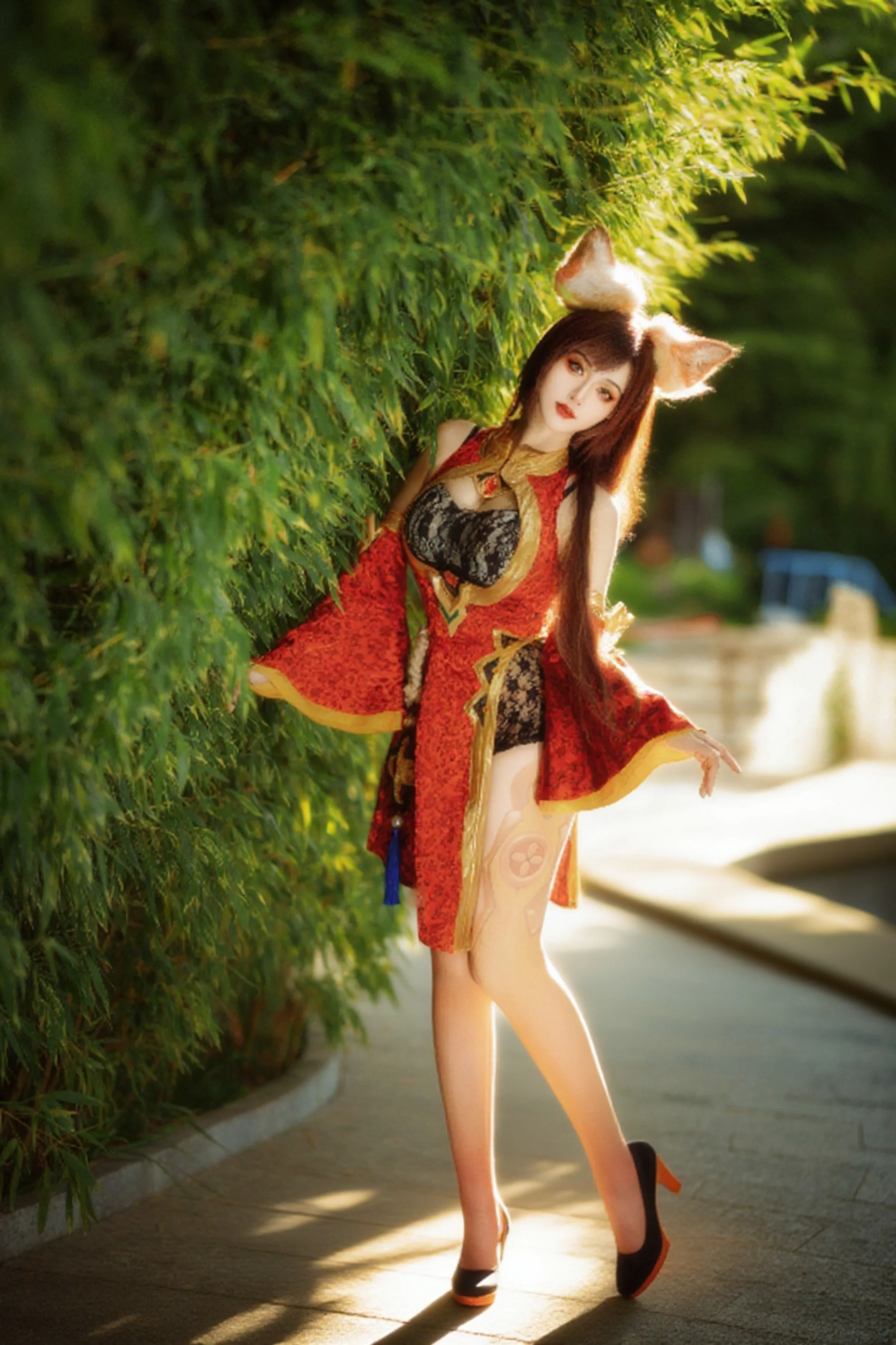 王者荣耀 少女阿狸 妲己皮肤COS写真