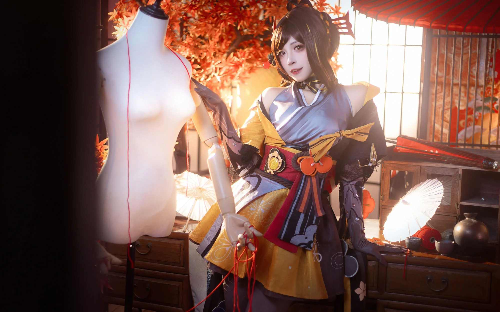 《原神》千织COS写真