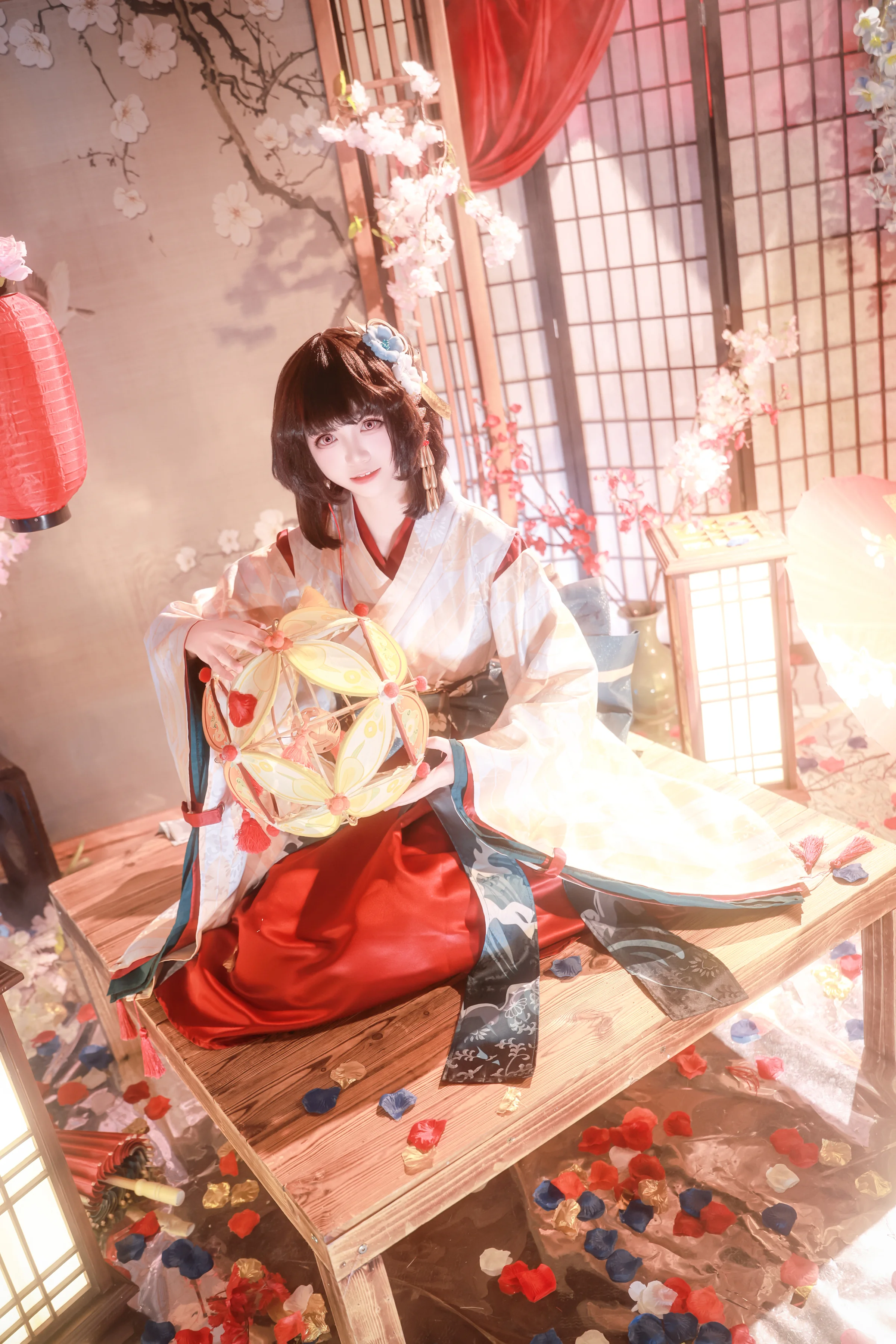 《阴阳师》神乐COS写真