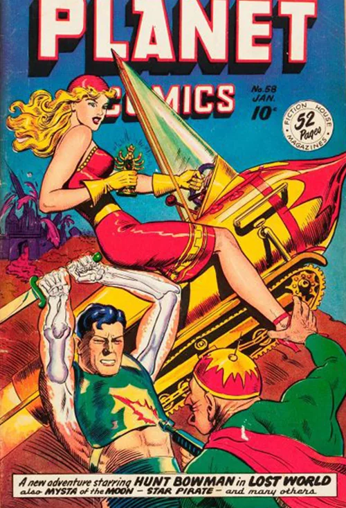 美国老科幻漫画杂志《planet》封面｜高清图片集