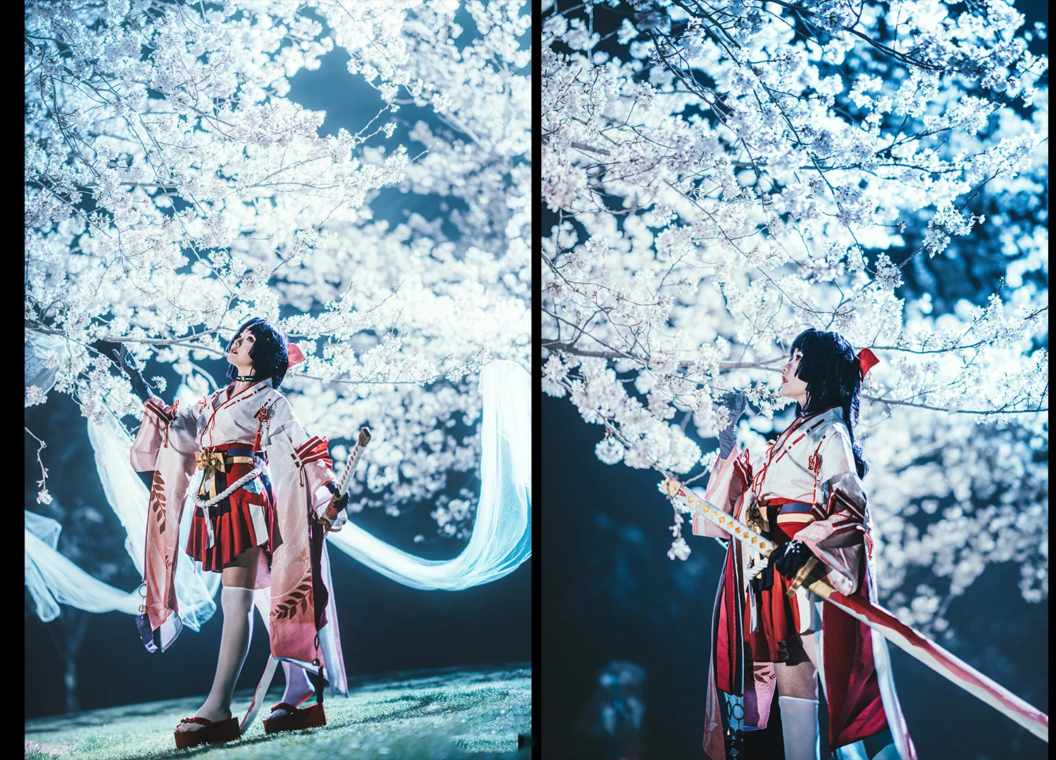 《阴阳师》妖刀姬御神之刃COS写真