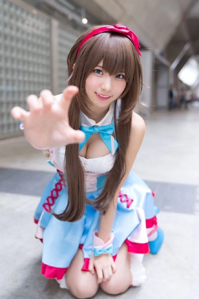 真的好可爱！Enako（えなこ）出席东京电玩展COS写真图