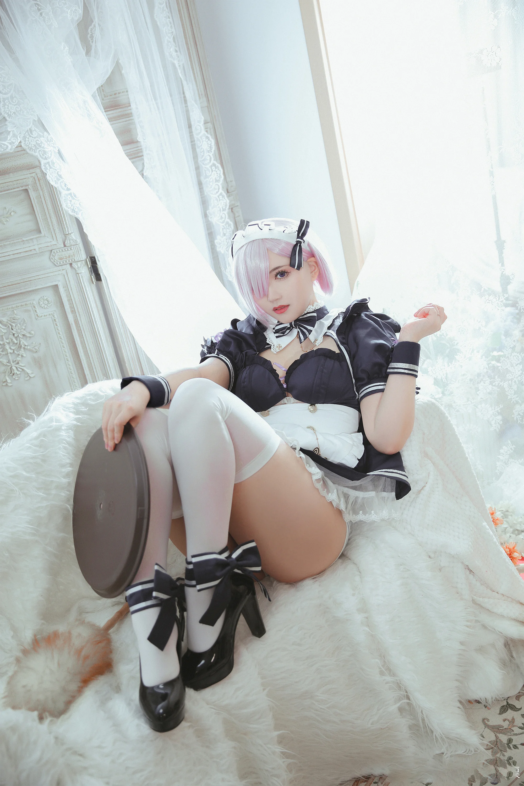 《FGO》玛修 女仆COS写真