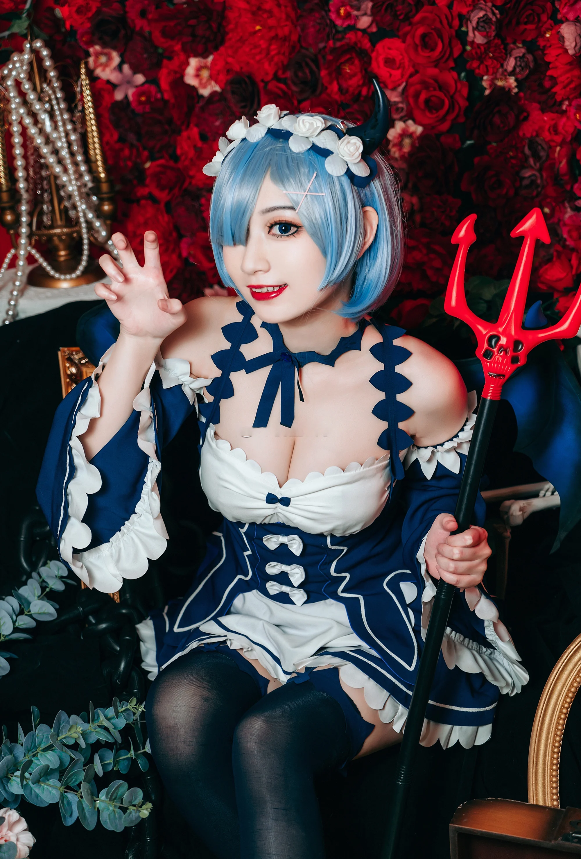 《从零开始的异世界生活》蕾姆小恶魔COS写真