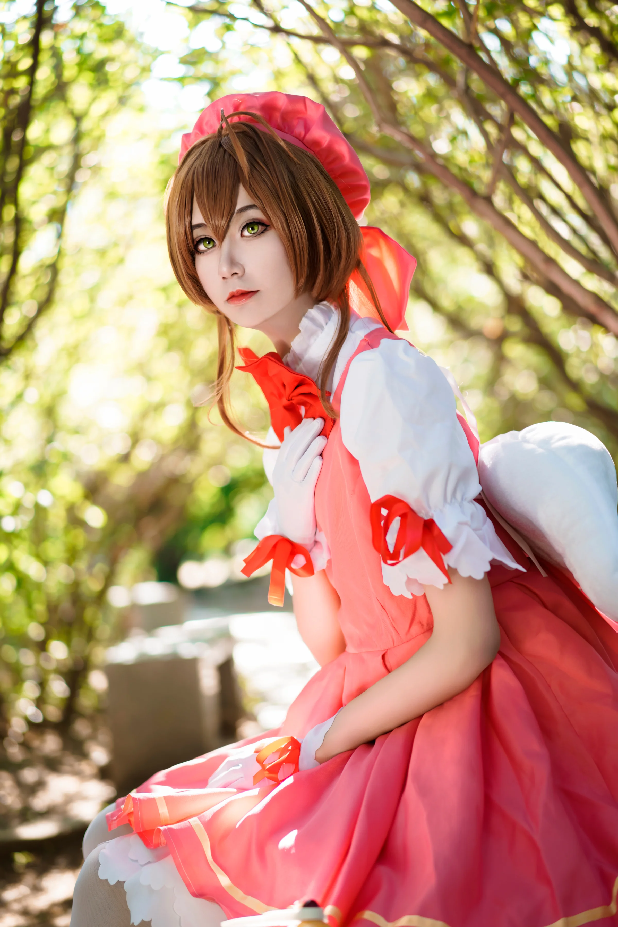 木之本樱红白战斗服｜高清图片集