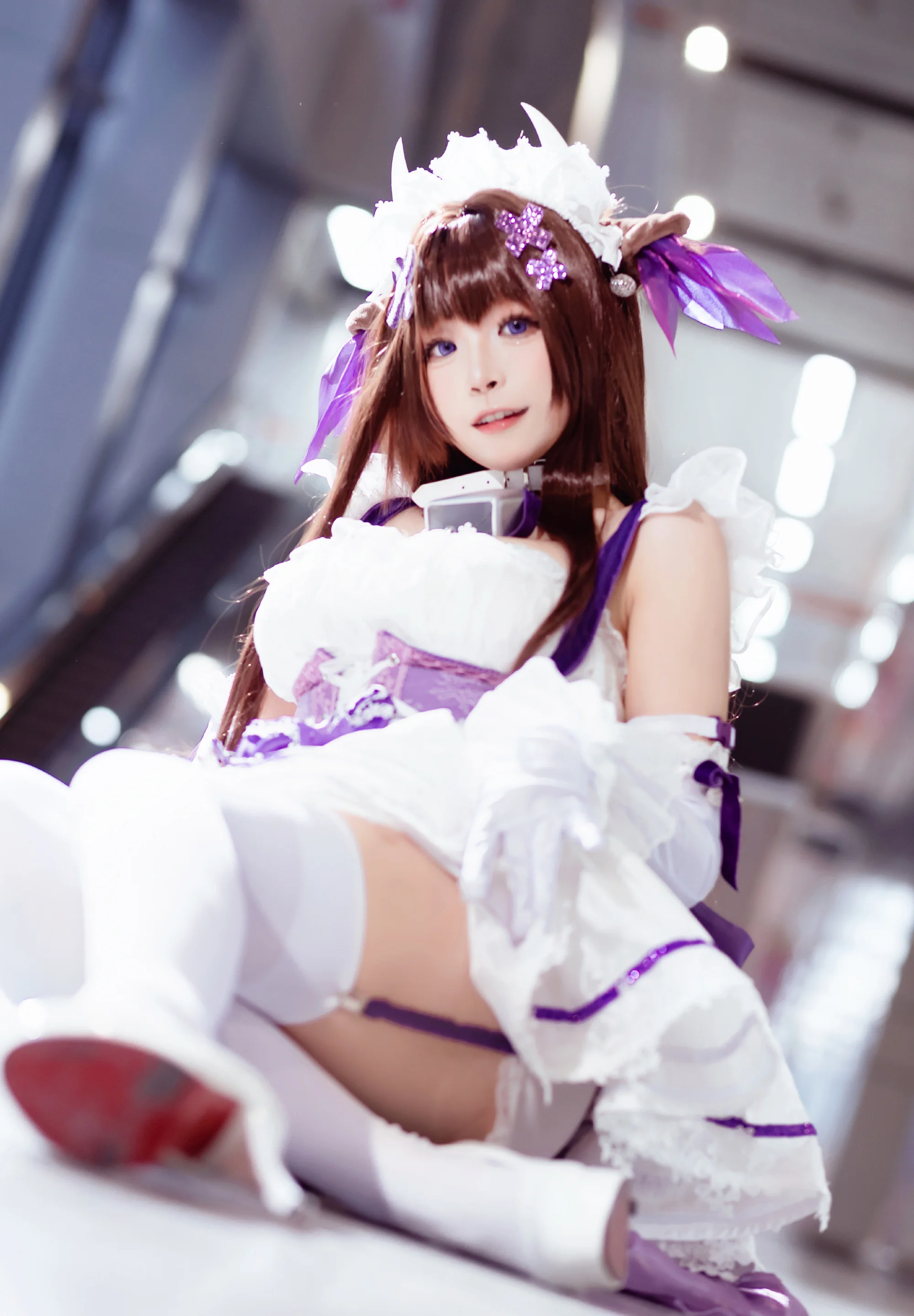 《碧蓝航线》指挥官女仆COS写真