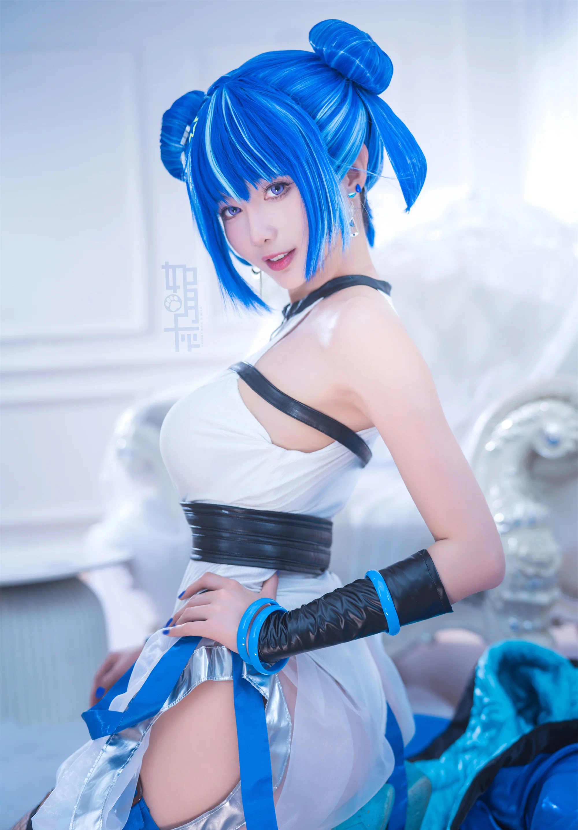 《游戏王》邪恶双子璃拉COS写真