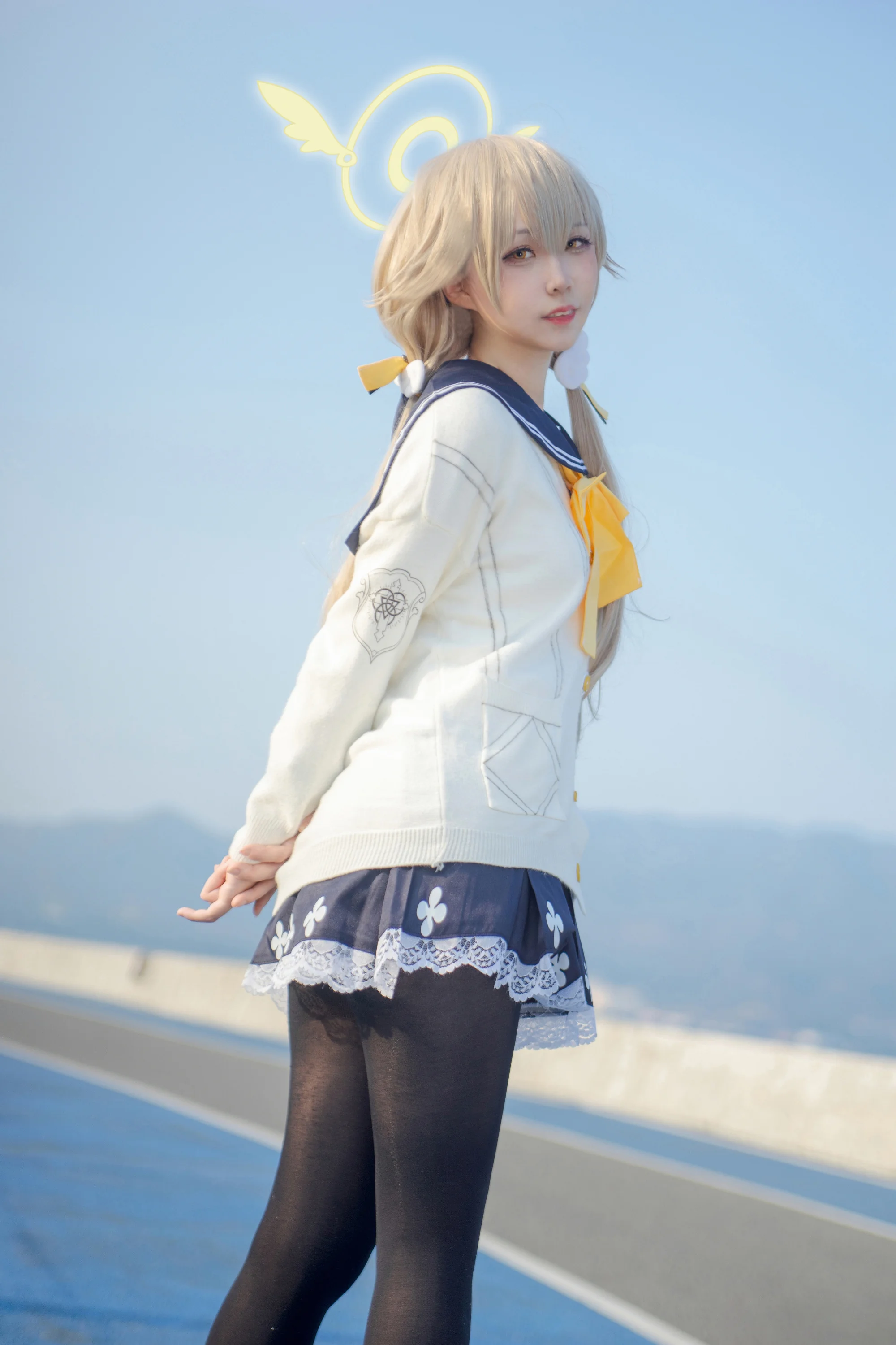 《蔚蓝档案》阿慈谷日富美COS写真