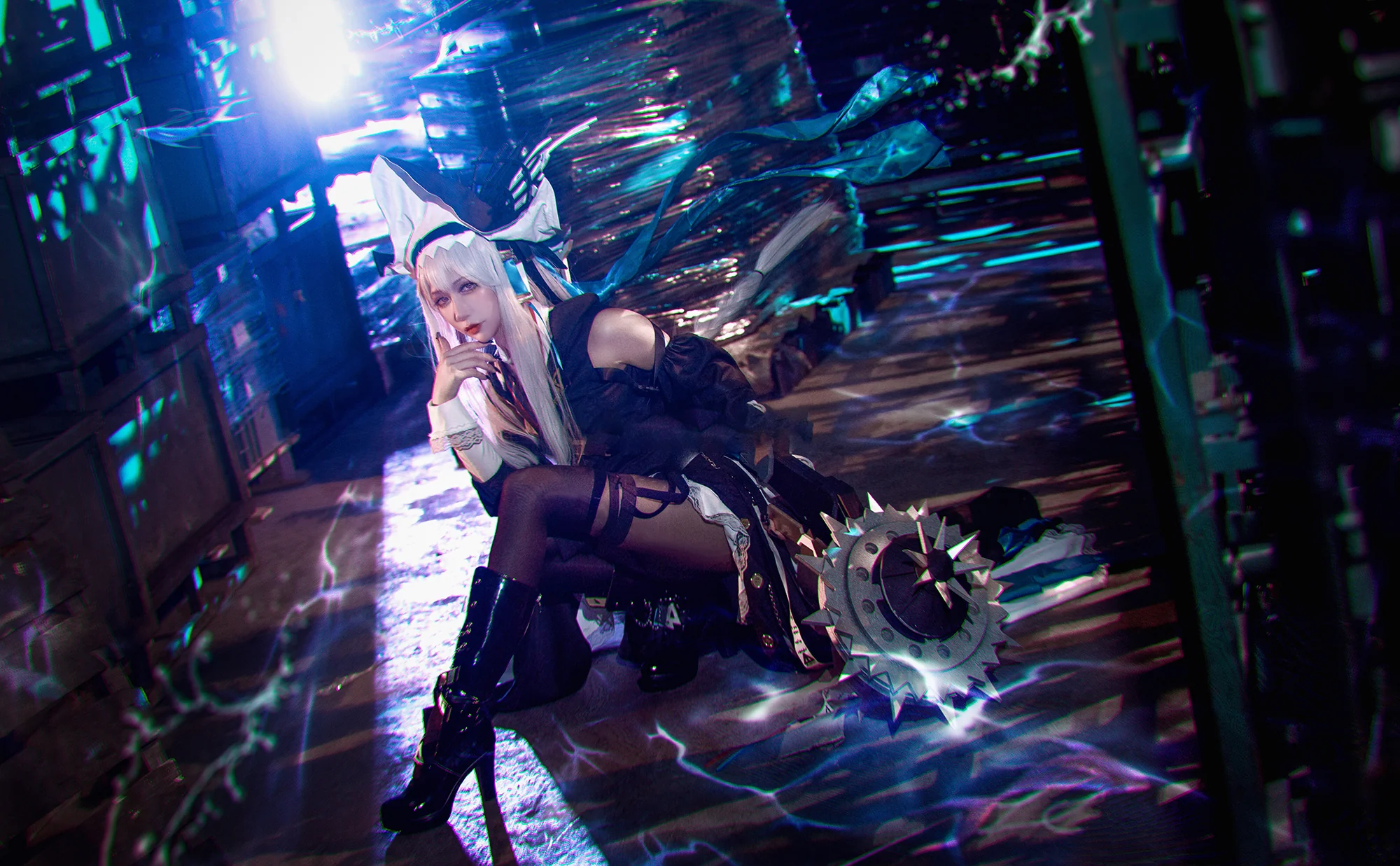 《明日方舟》归溟幽灵鲨COS写真