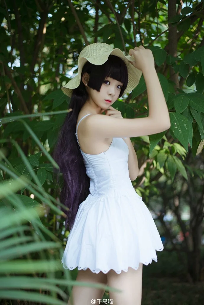 【COS写真】我的妹妹哪有这么可爱 五更琉璃白裙