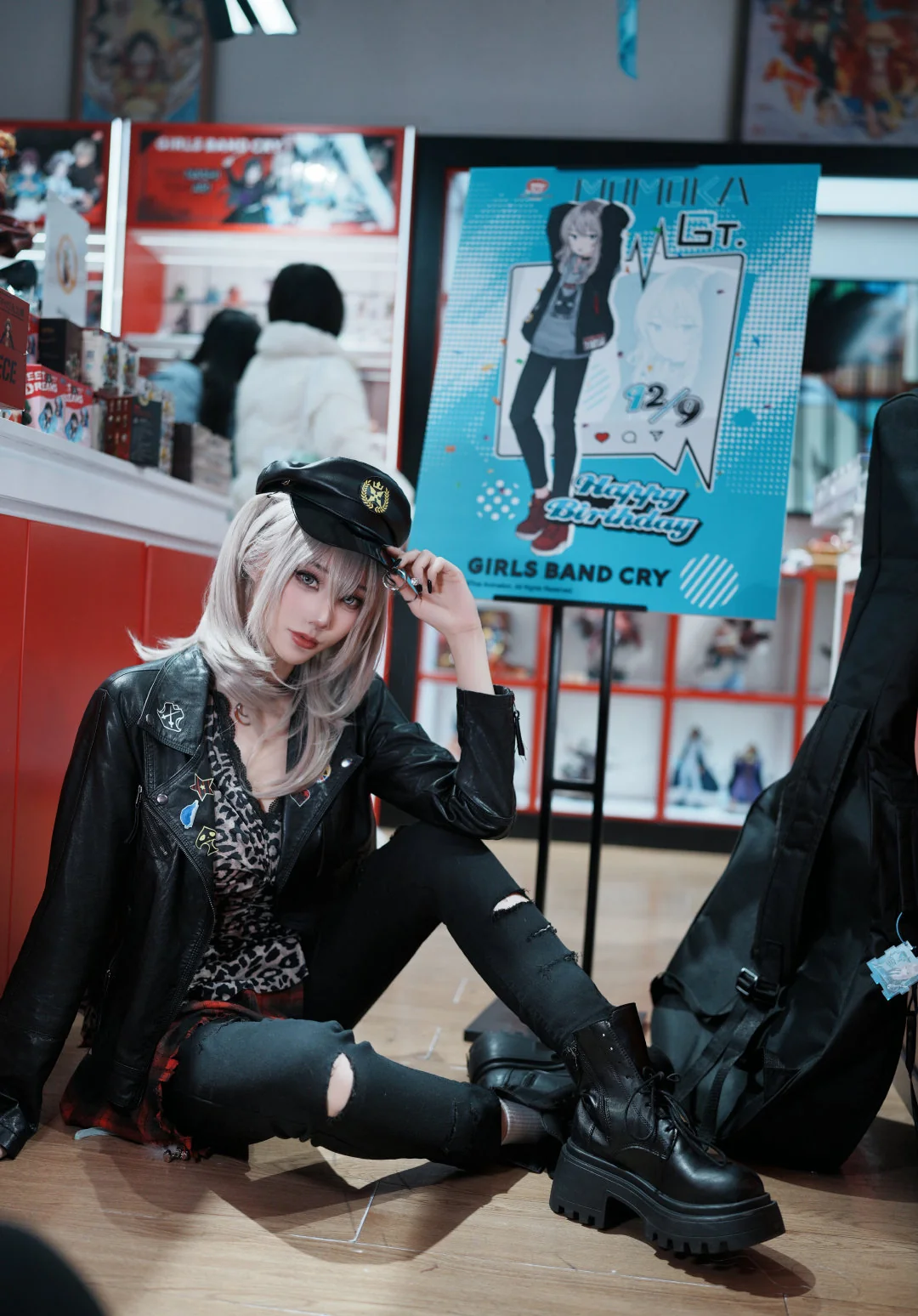 《少女乐队的呐喊》河原木桃香COS写真