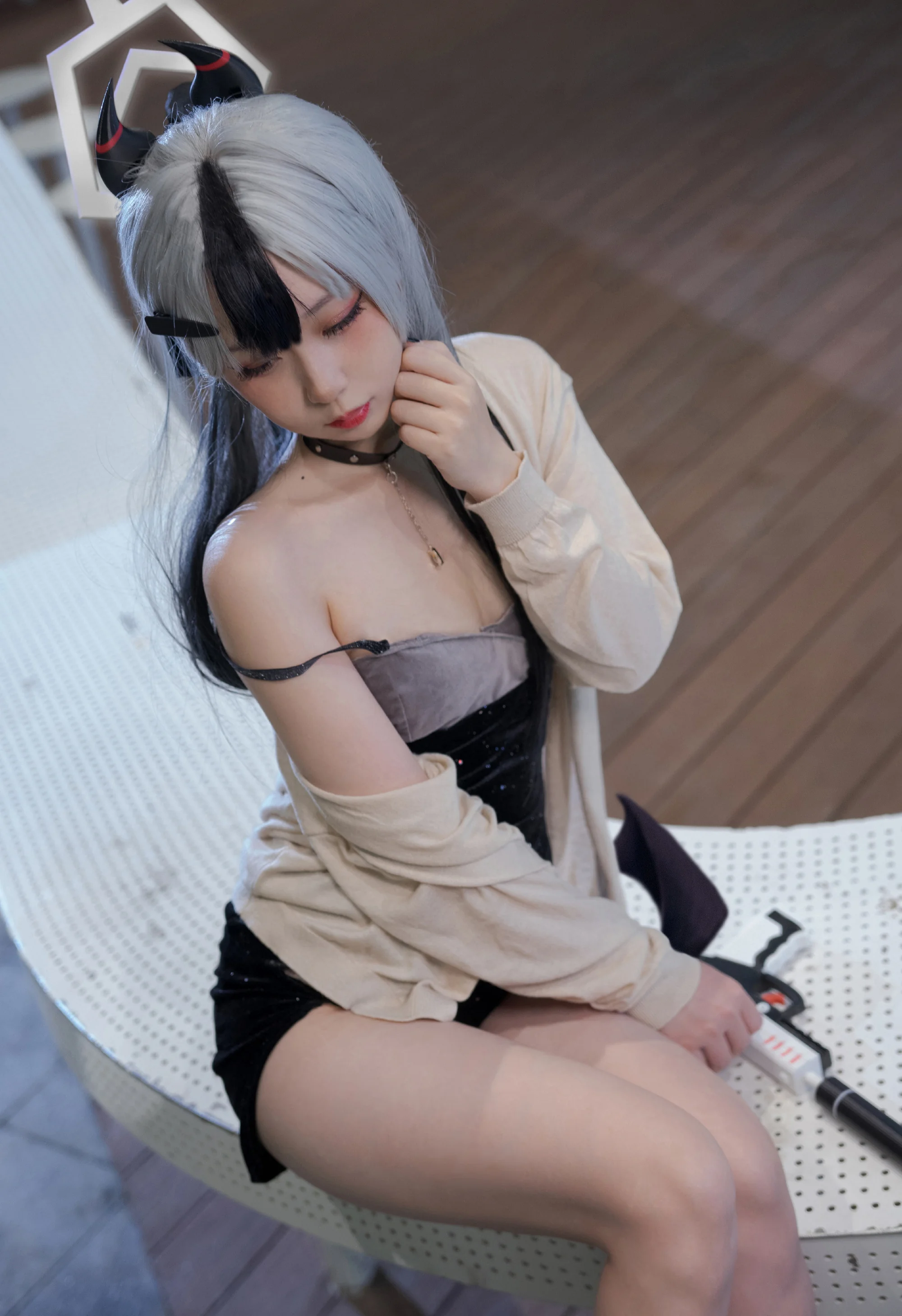 《蔚蓝档案》鬼方佳代子礼服COS写真