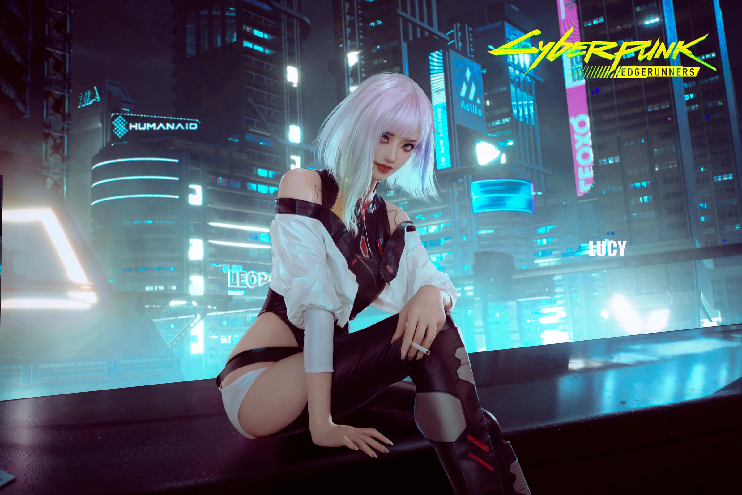 赛博朋克2077边缘行者Lucy COS写真