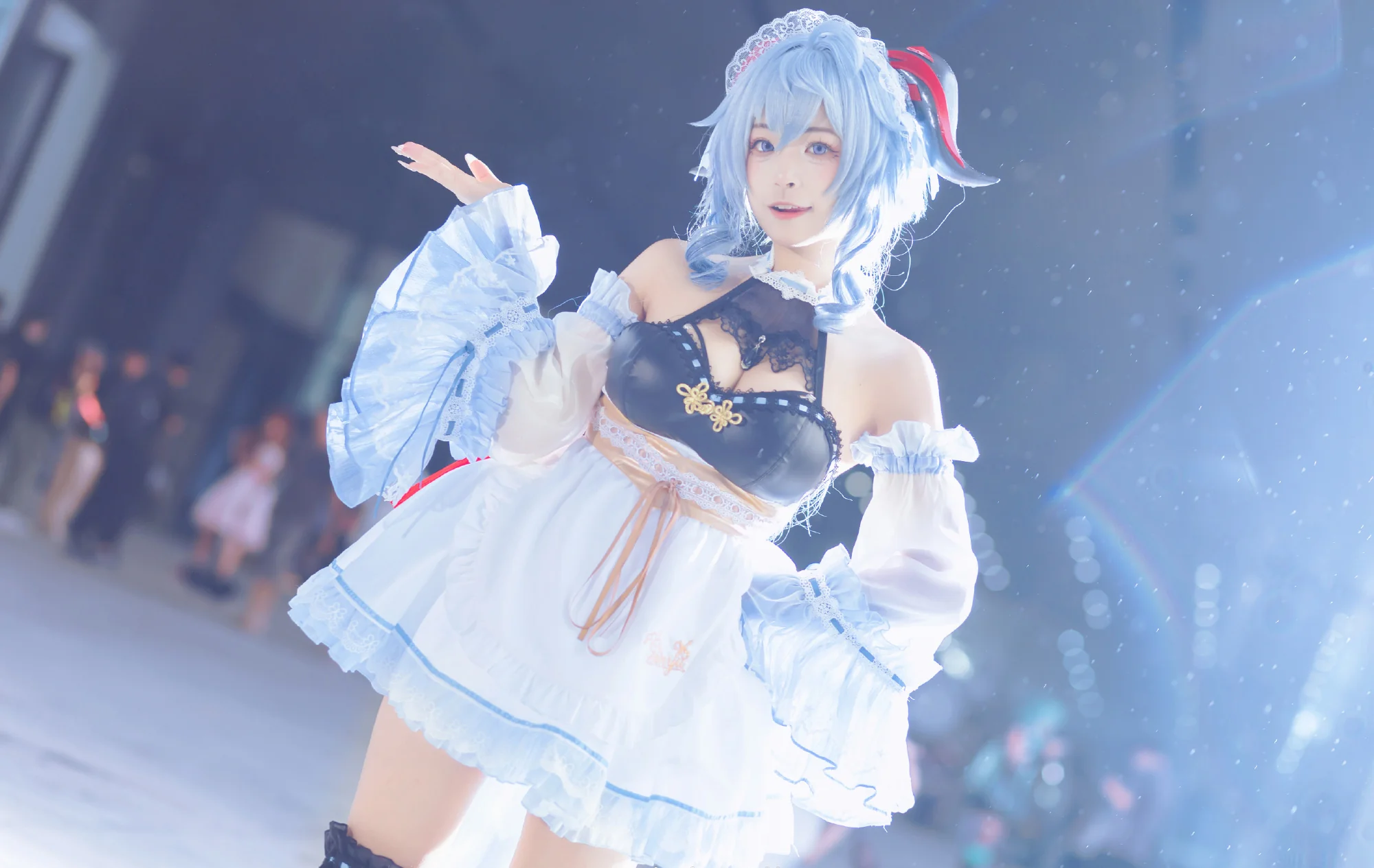 《原神》甘雨椰羊女仆COS写真