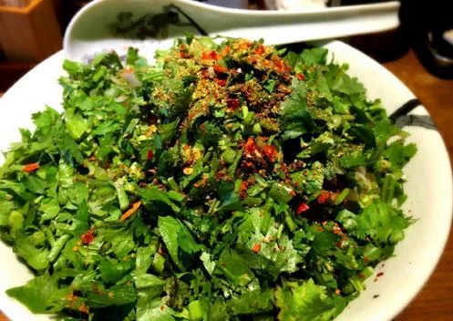 香菜料理成为日本美食界冠军｜高清图片集