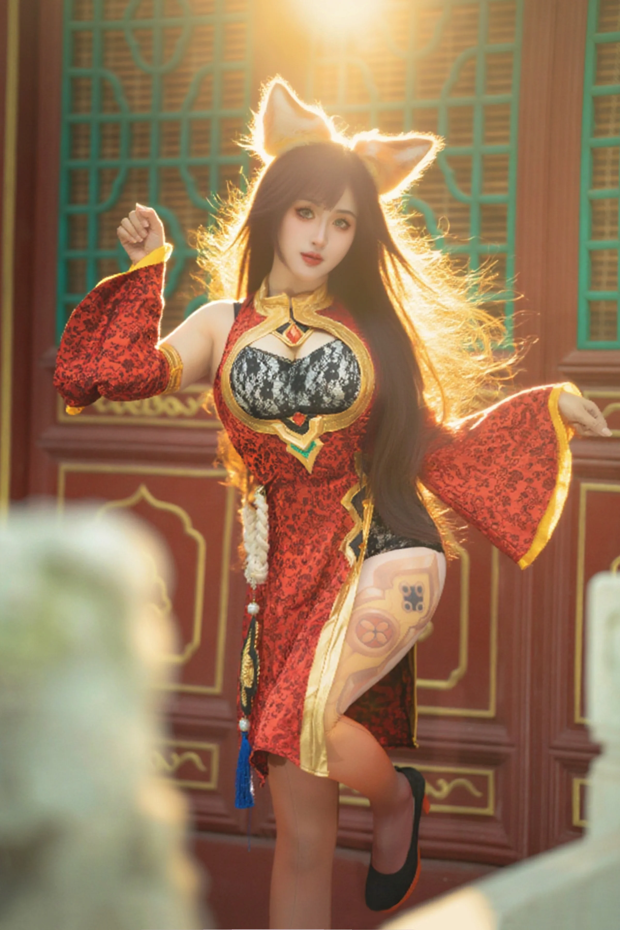 王者荣耀 少女阿狸 妲己皮肤COS写真