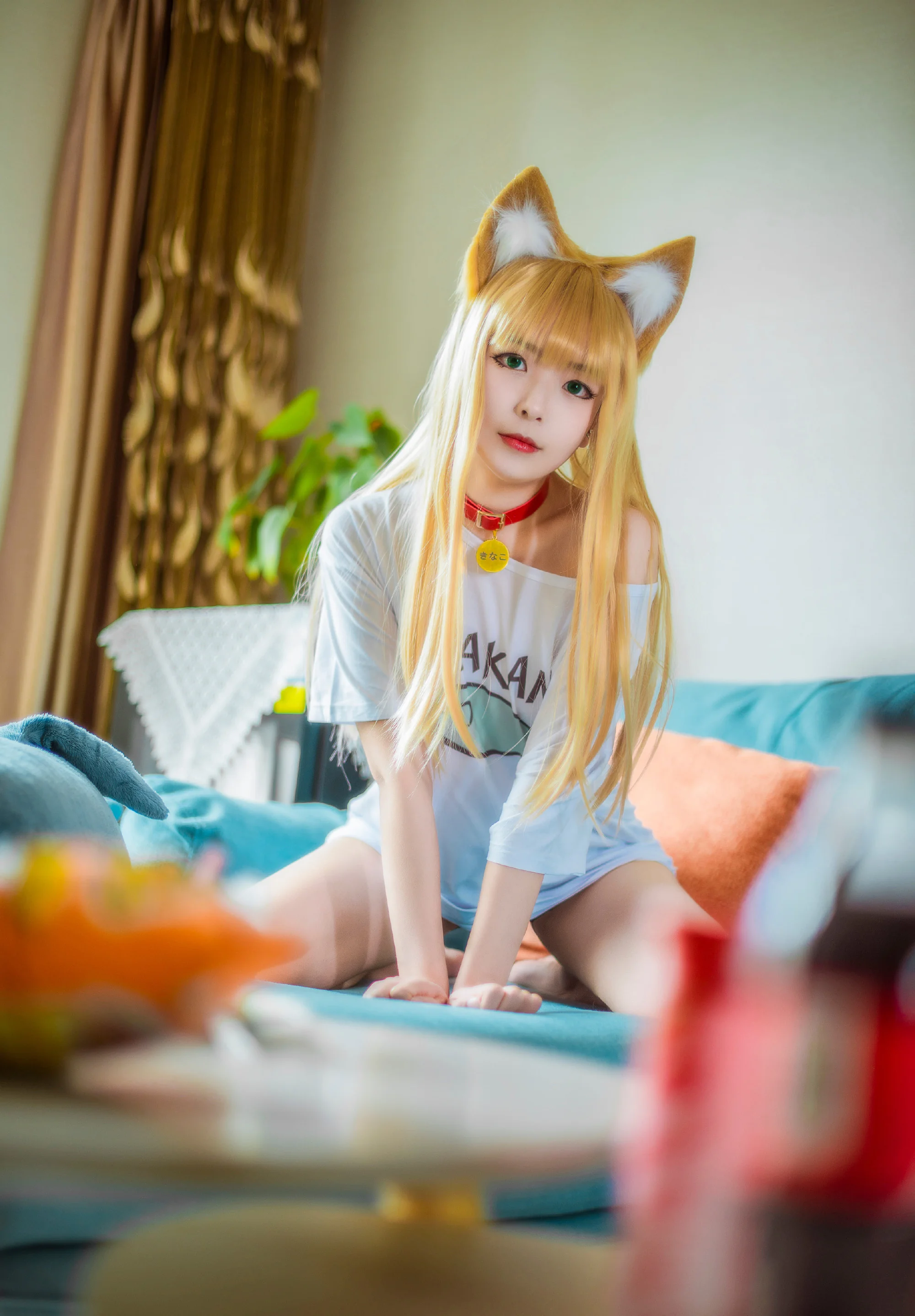 黄豆粉猫娘COS写真