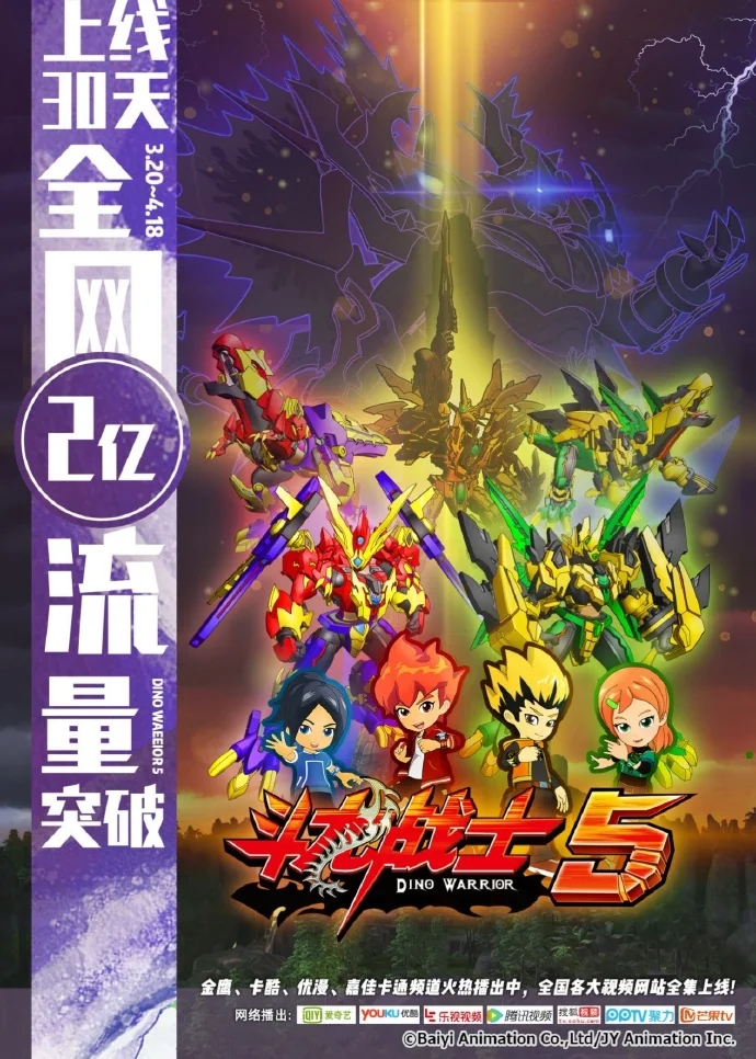 台网双播皆好评，《斗龙战士5》完美收官！｜高清图片集
