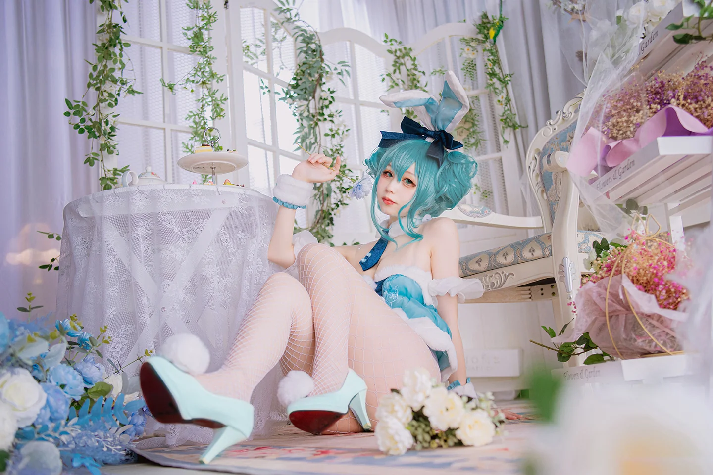 初音未来 兔女郎COS写真