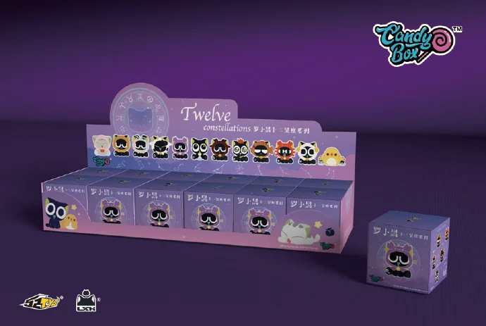 52TOYS新品携手国漫IP，罗小黑十二星座新品即将上市｜高清图片集