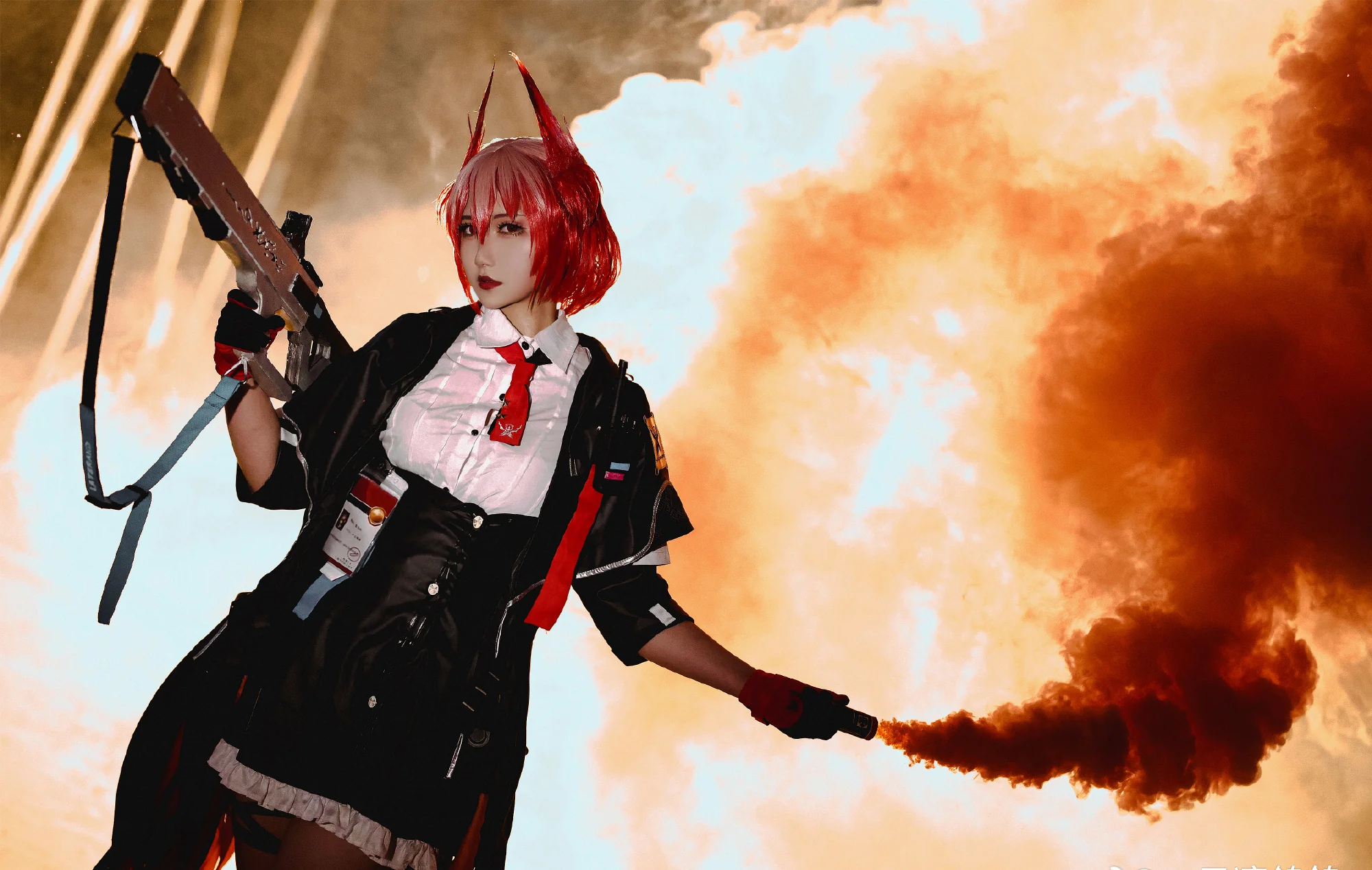 《明日方舟》菲亚梅塔COS写真