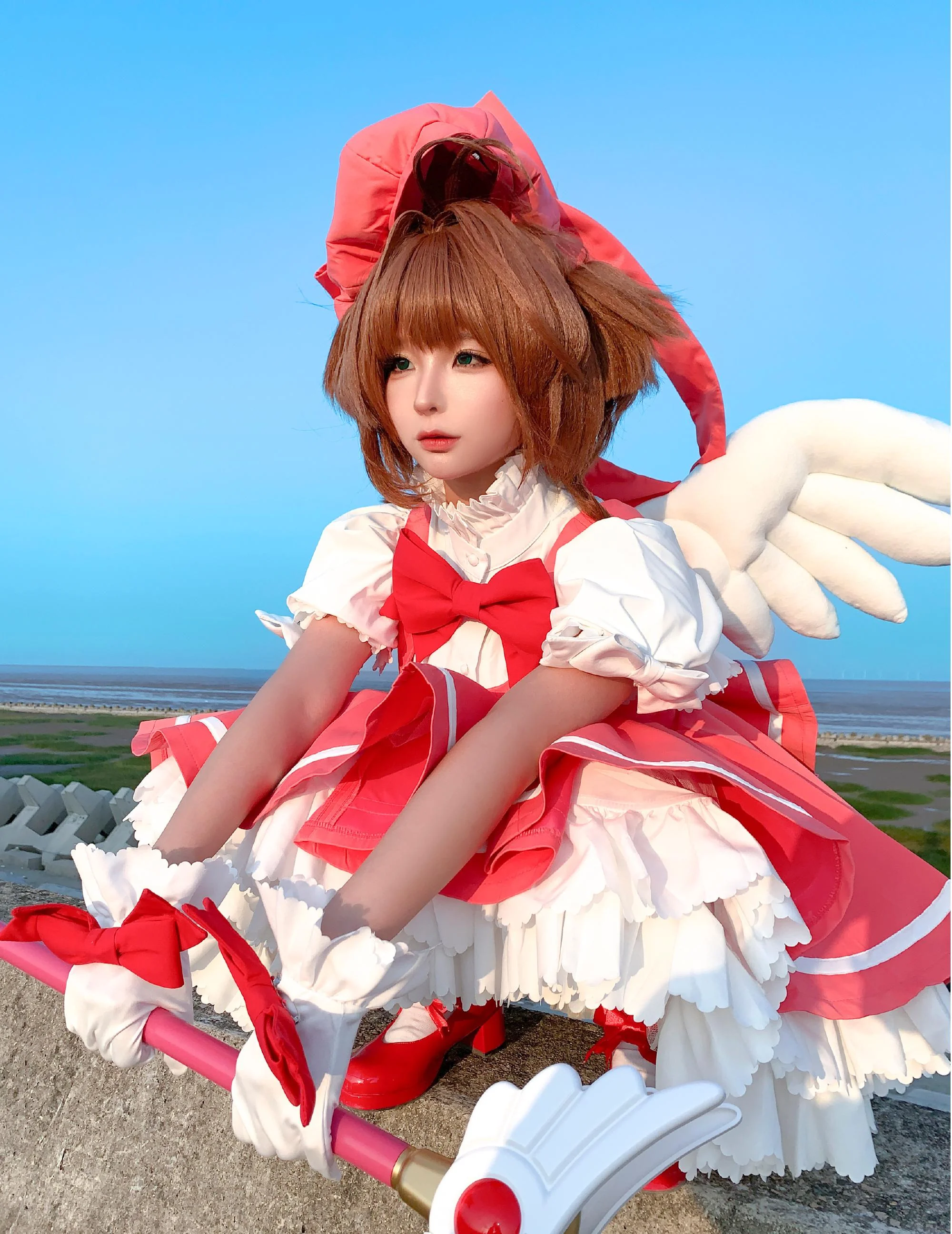 《魔卡少女樱》木之本樱COS写真