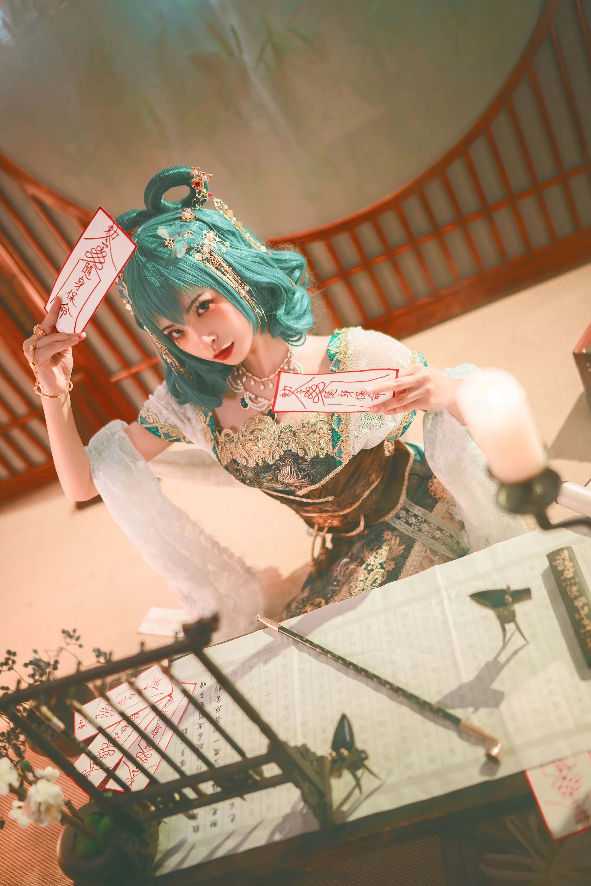 《东方project》霍青娥COS写真