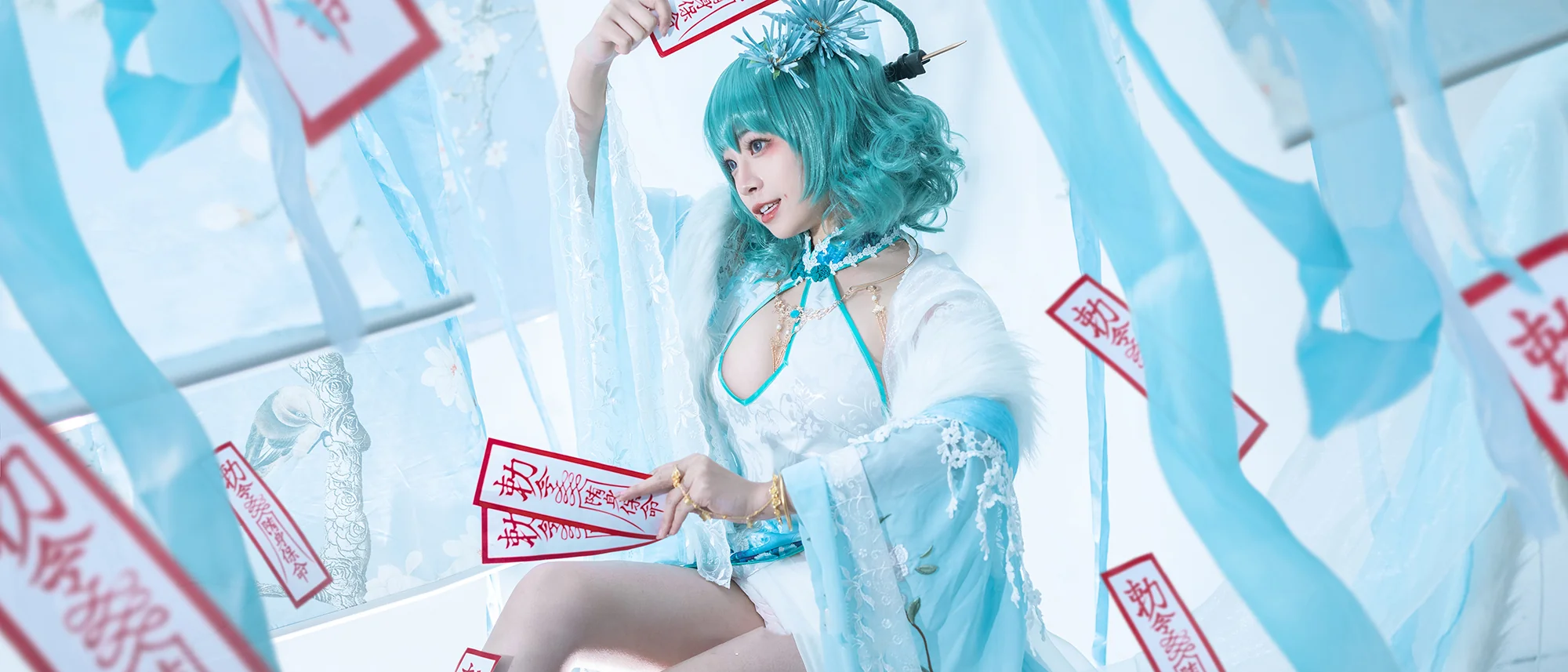 《东方Project》霍青娥 邪仙COS写真