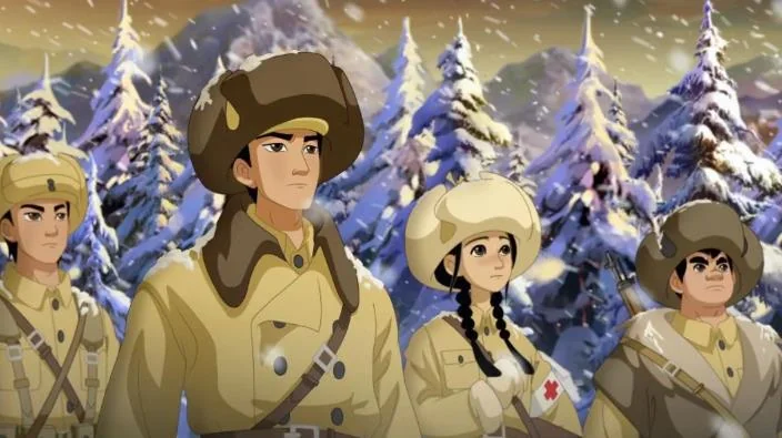 动画系列片《林海雪原》在总台少儿频道热播！｜高清图片集