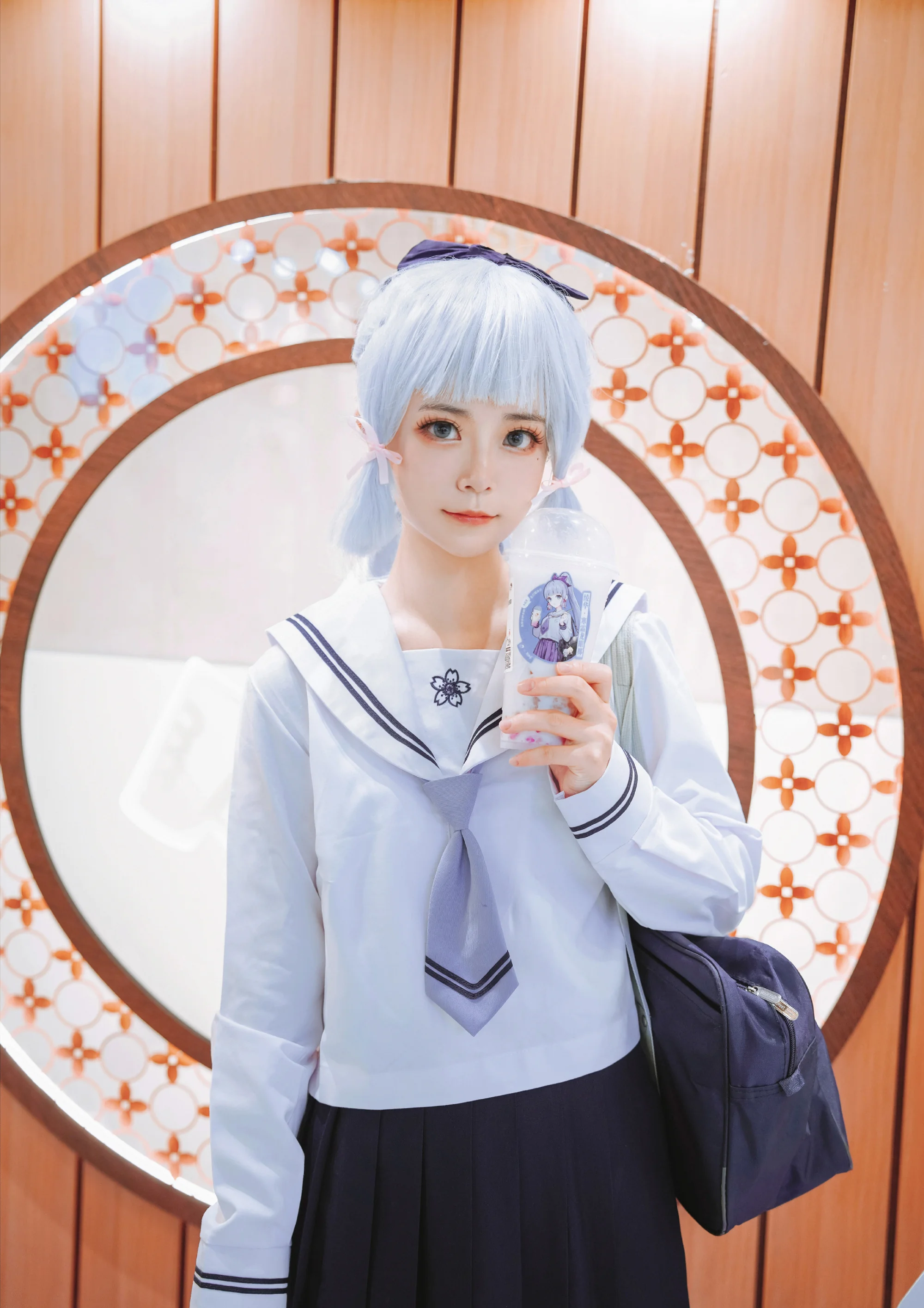 《原神》神里绫华喜茶联名jk制服COS写真