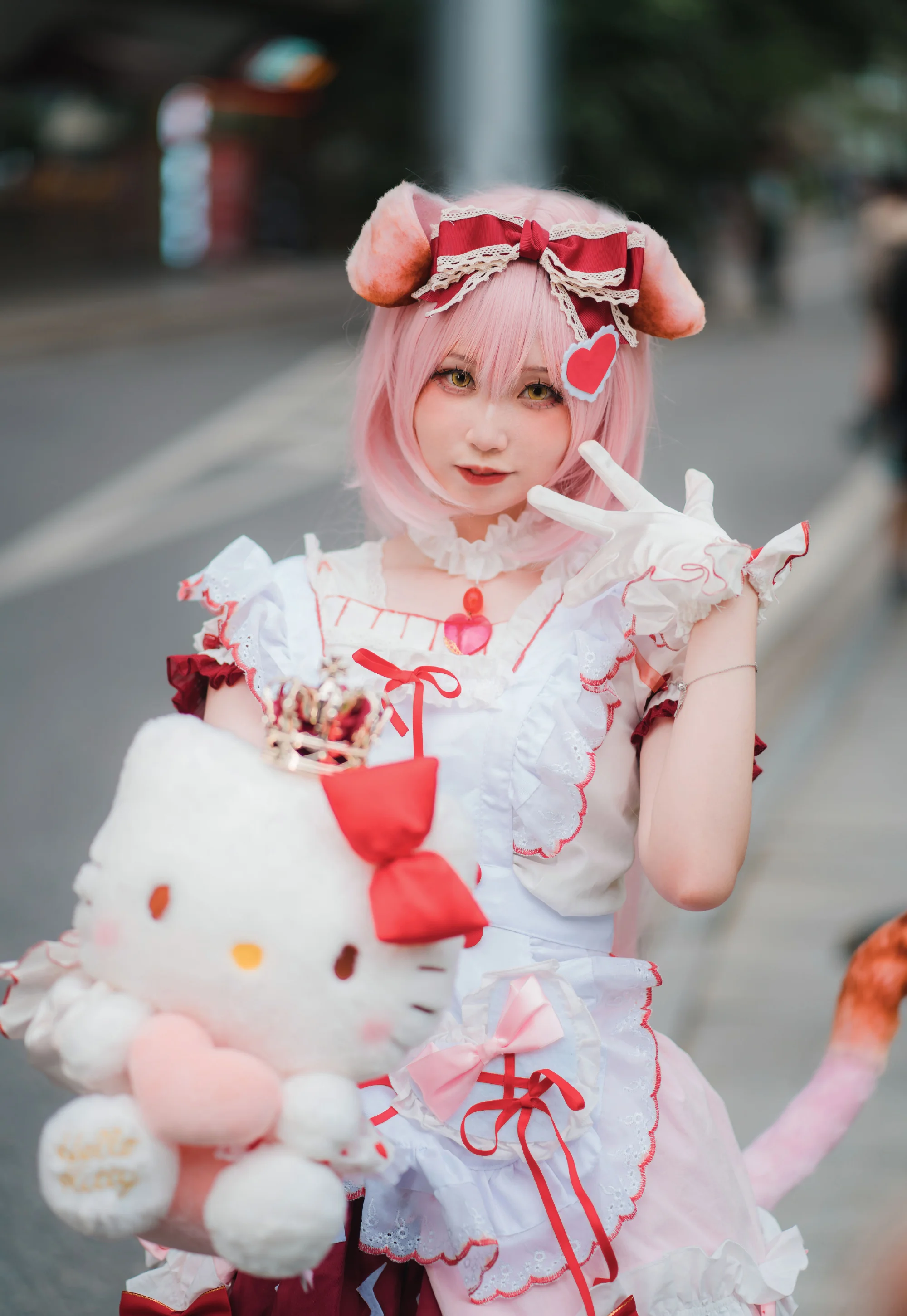《明日方舟》澄闪COS写真