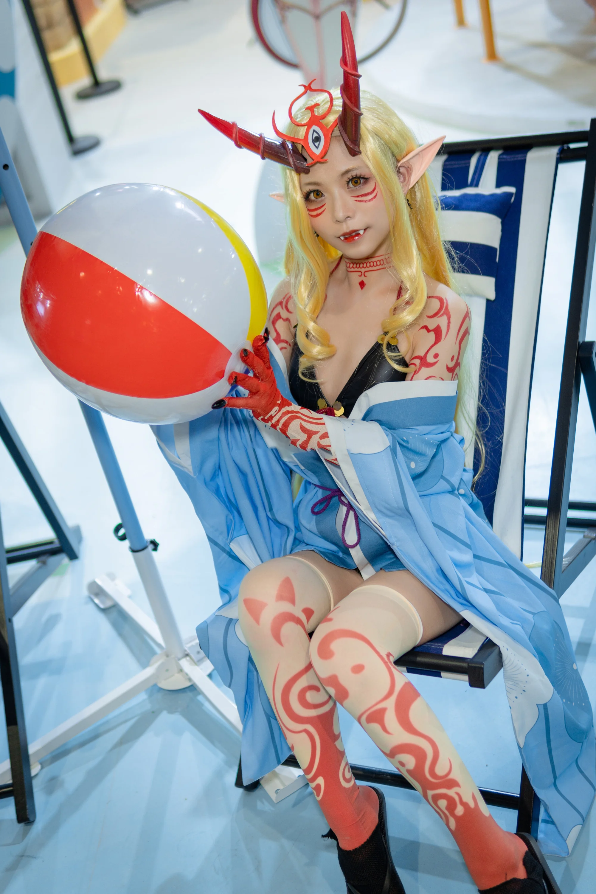 《FGO》茨木童子 水着 COS写真