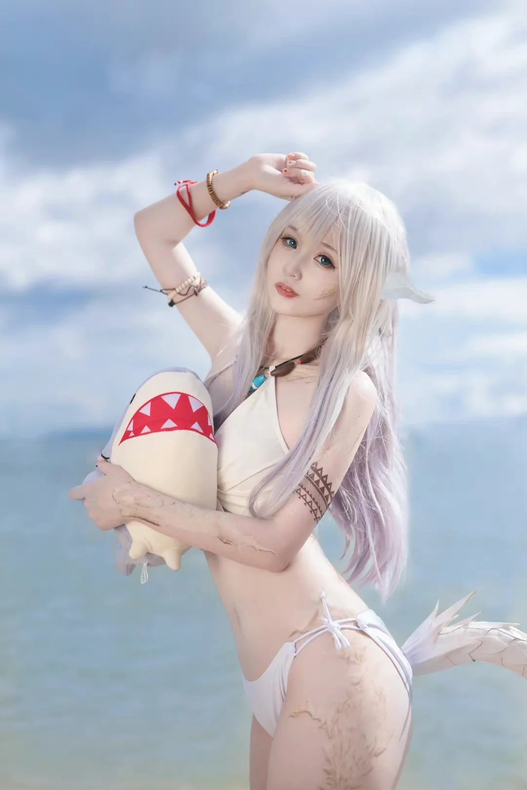 《最终幻想14 》龙娘COS写真