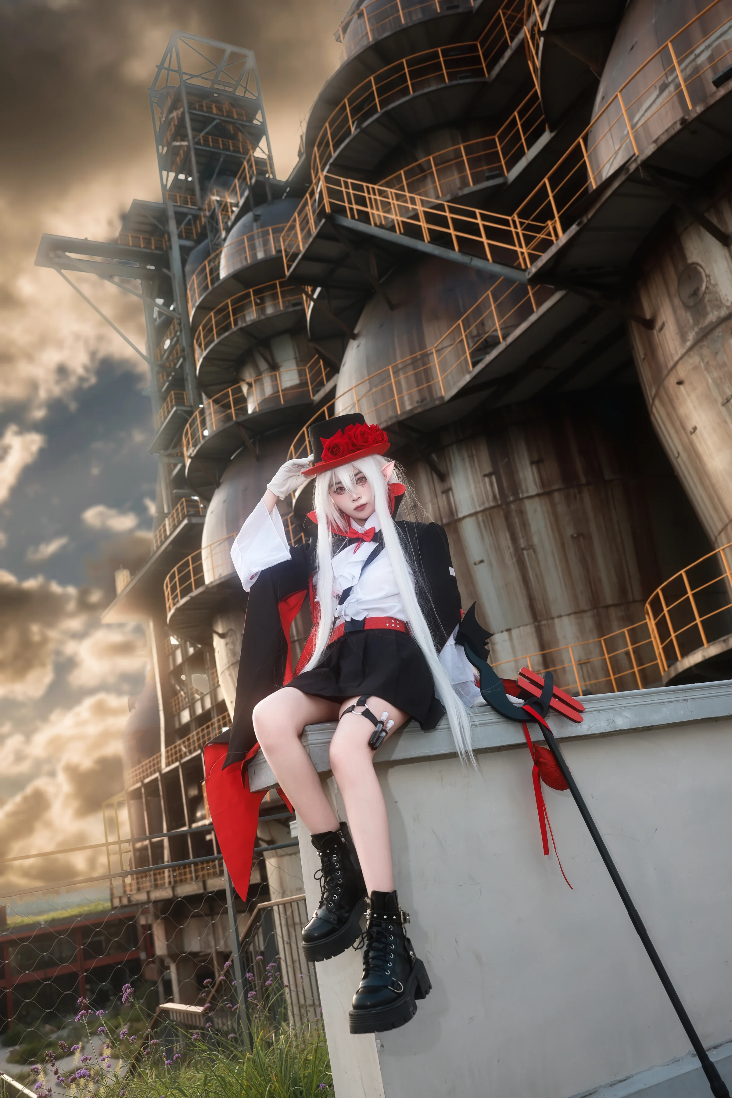 《明日方舟》华法琳盛宴COS写真