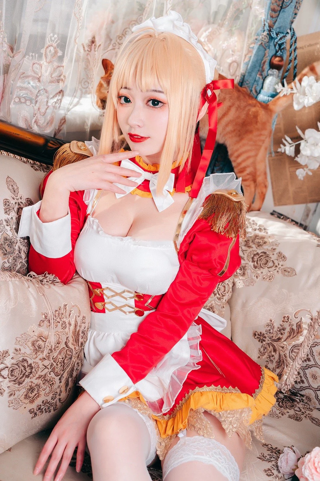 《FGO》尼禄女仆 COS写真