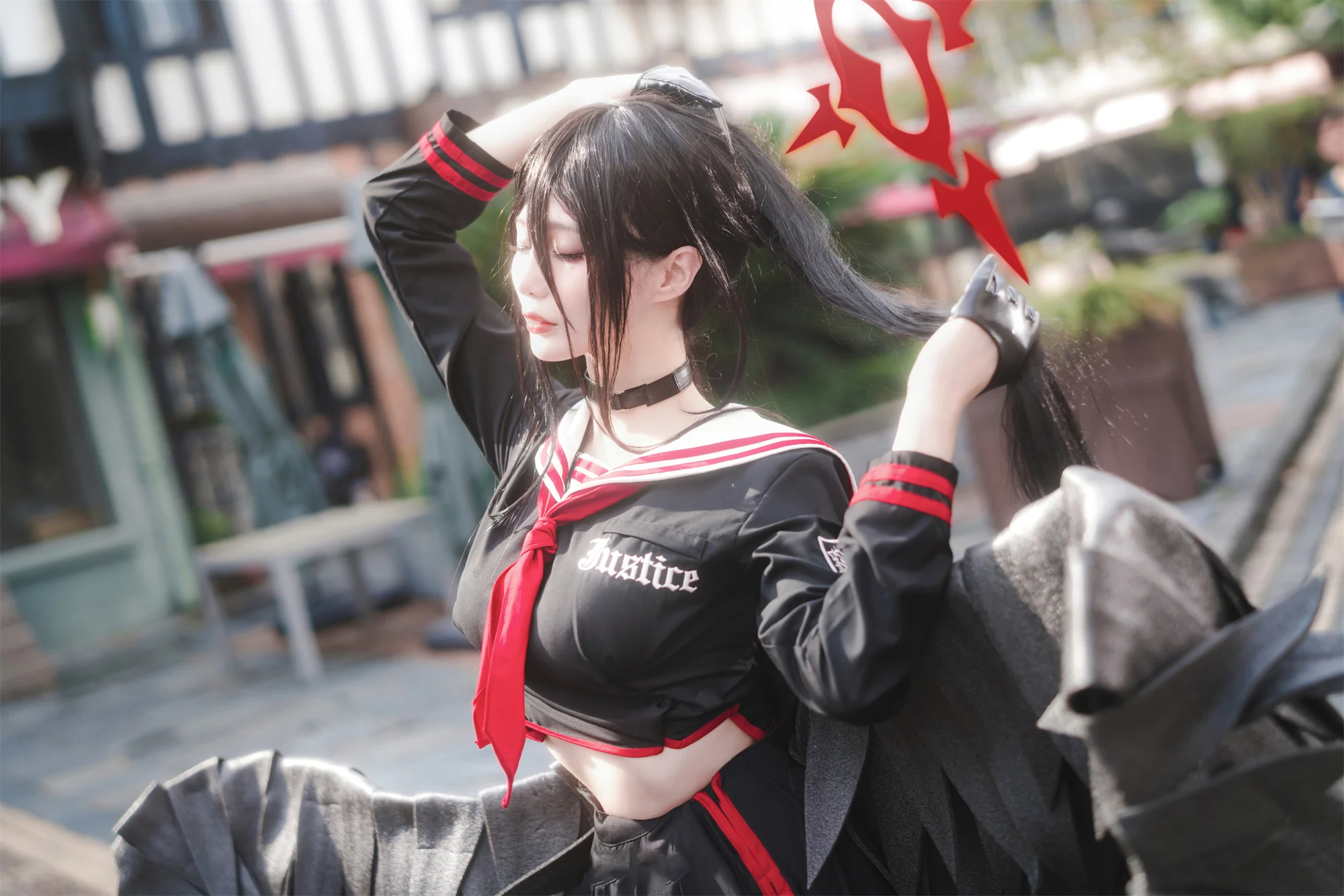 《蔚蓝档案》羽川莲见COS写真