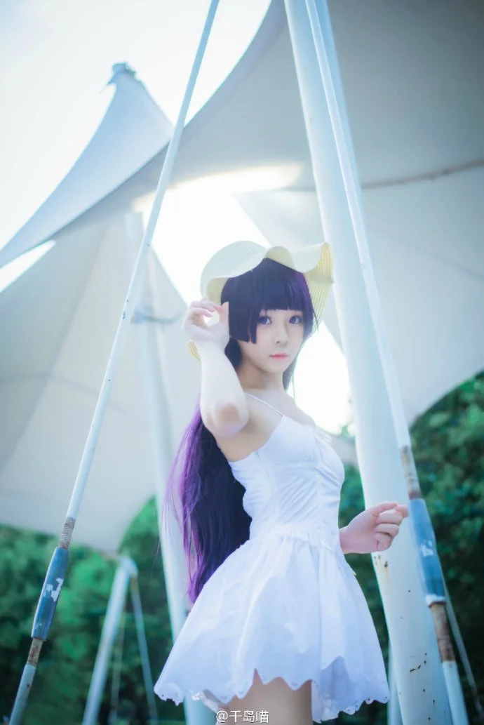 【COS写真】我的妹妹哪有这么可爱 五更琉璃白裙