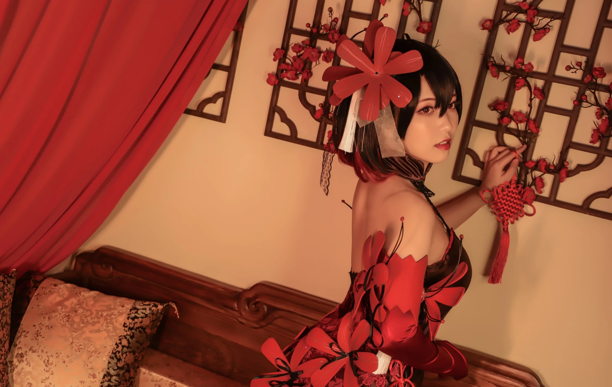 《崩坏3》 希儿墨染镜华COS写真