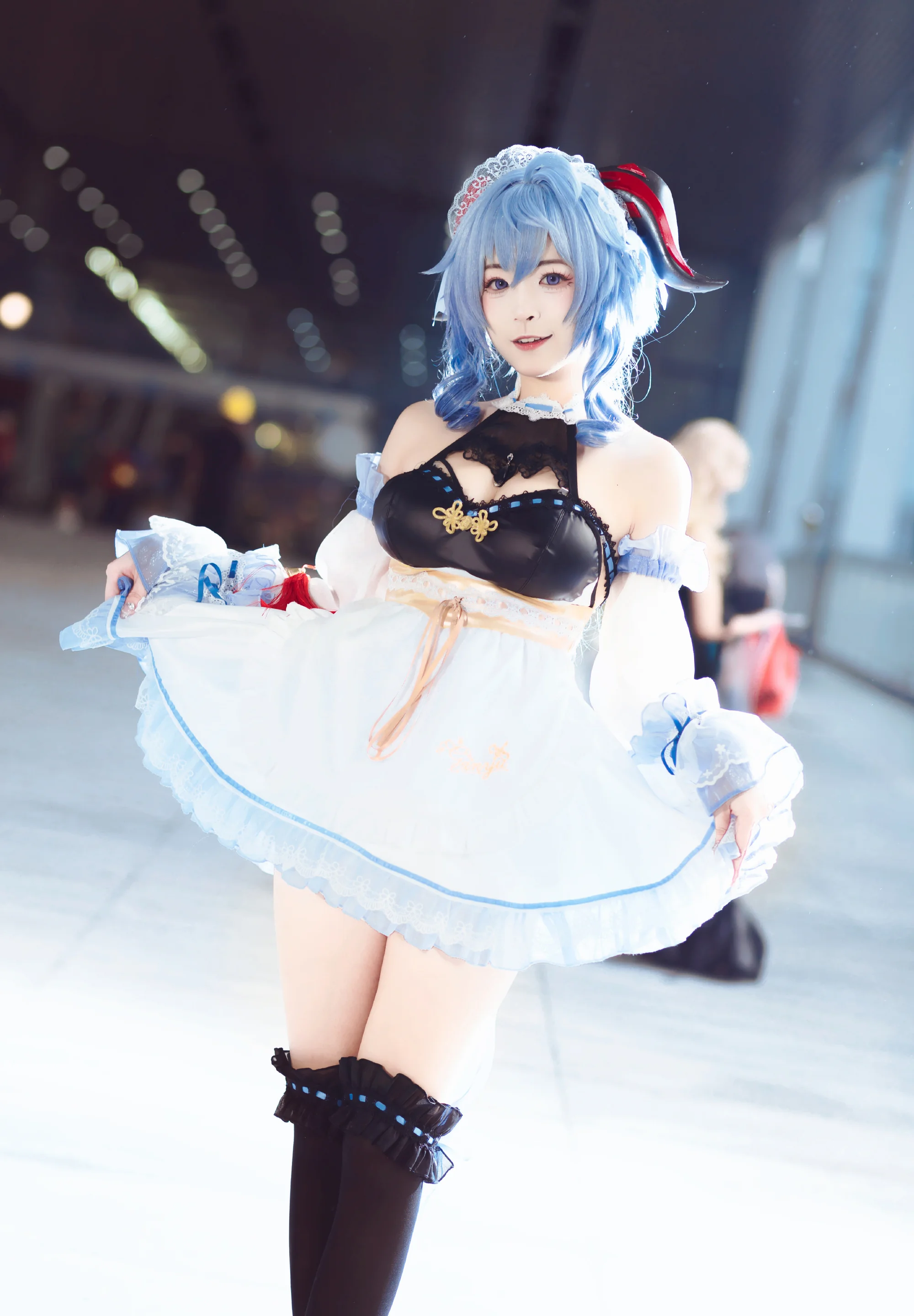 《原神》甘雨椰羊女仆COS写真