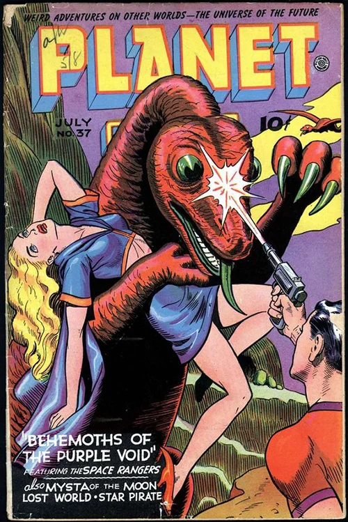 美国老科幻漫画杂志《planet》封面｜高清图片集
